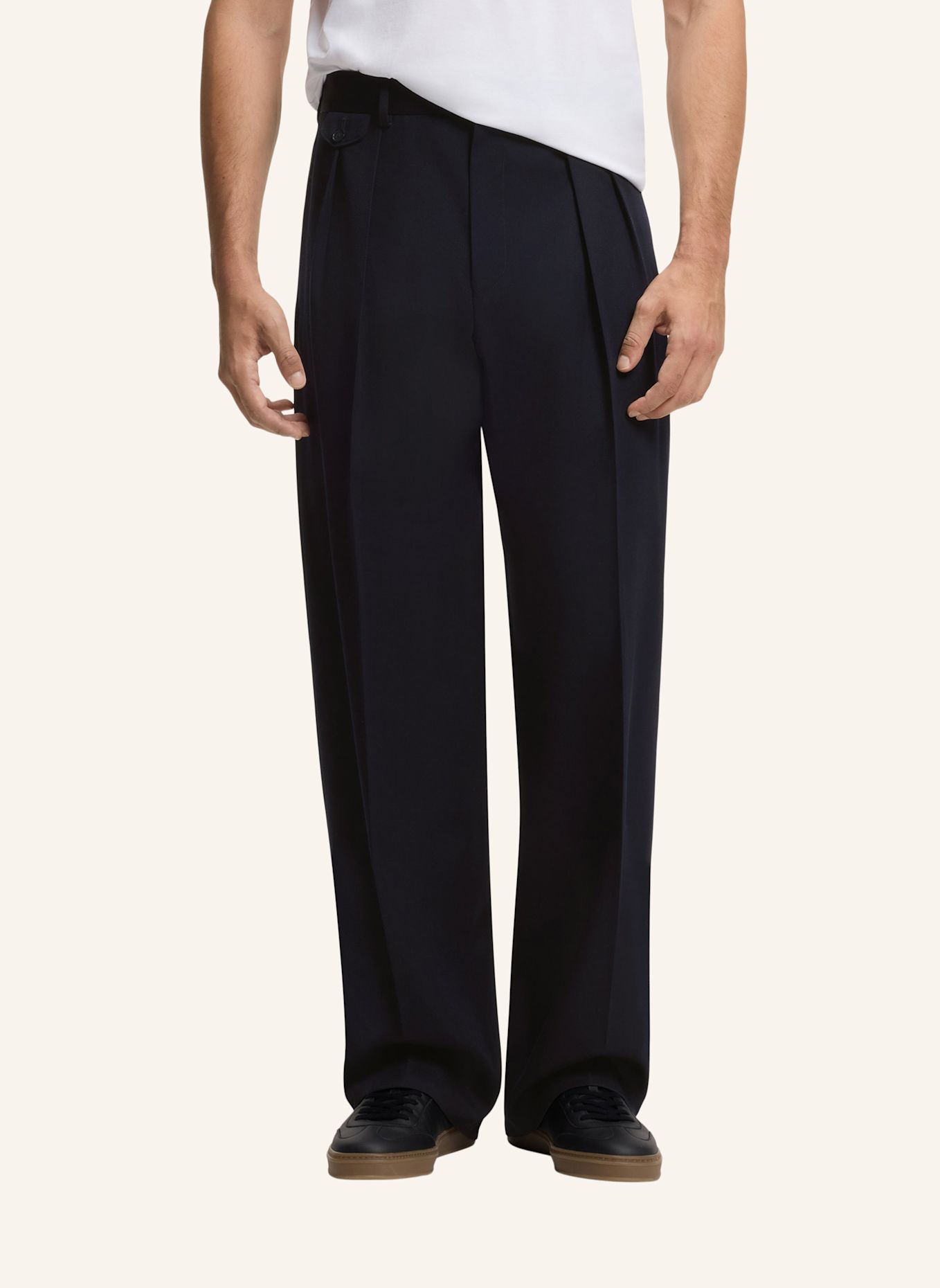 BOSS Businesshose 2PLT-TROUSERS-264_DB 100 % Not Applicable: DUNKELBLAU