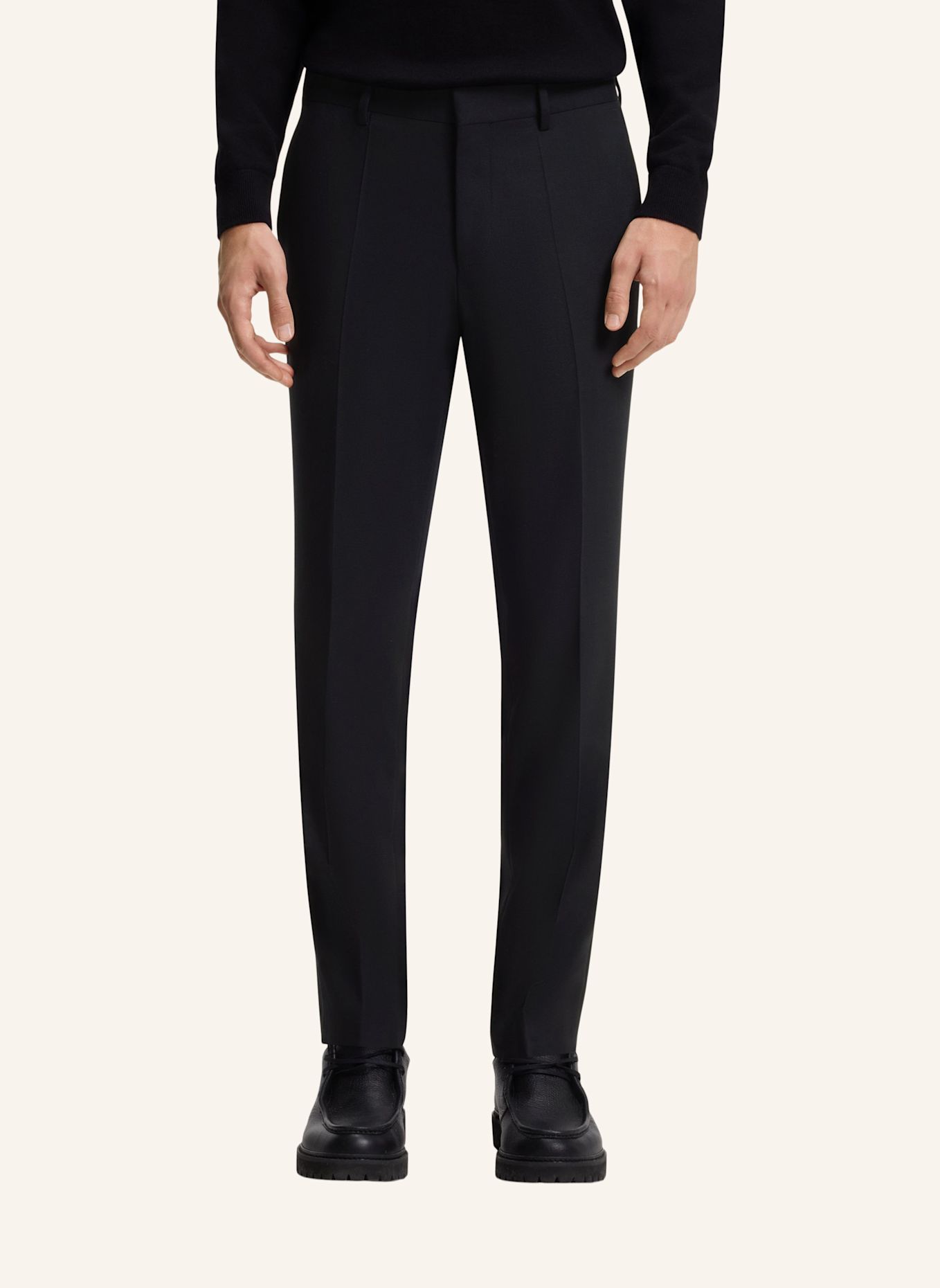 HUGO Anzug HENRY-GETLIN253X Slim Fit: DUNKELBLAU