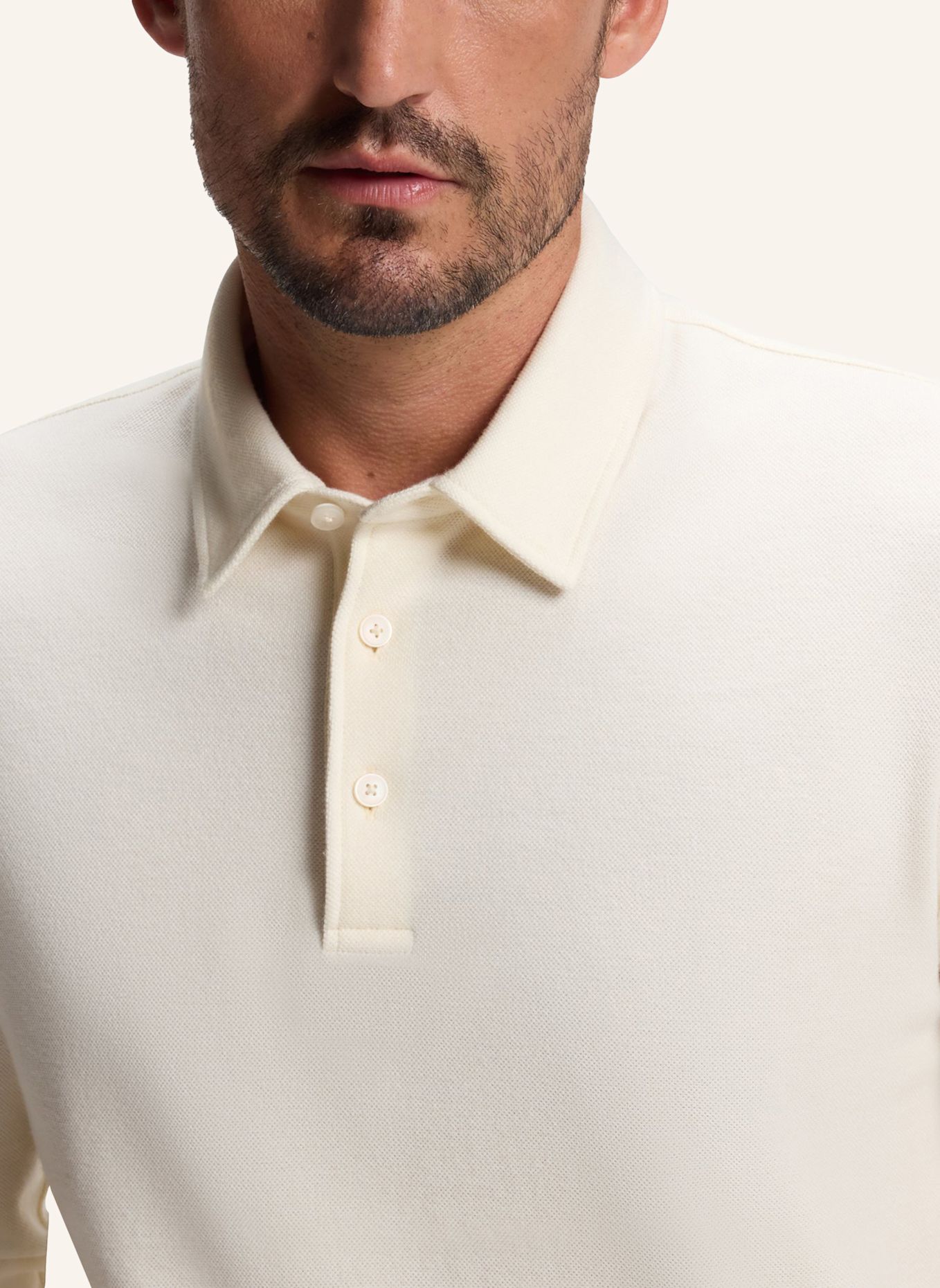 BOSS Polo PALEY 7_DB Regular Fit: WEISS