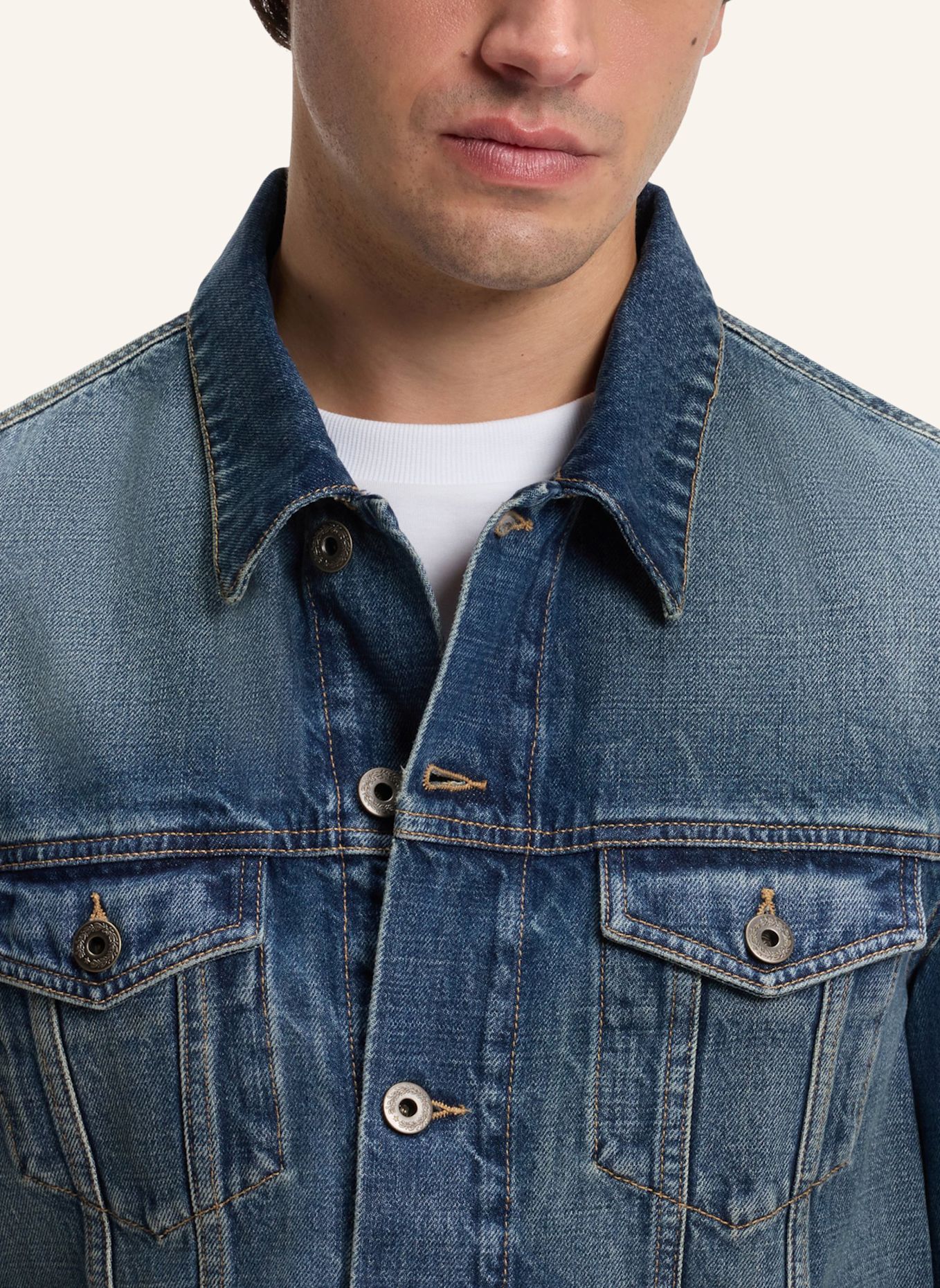 BOSS Jeansjacke TRUCKER_DB: BLAU