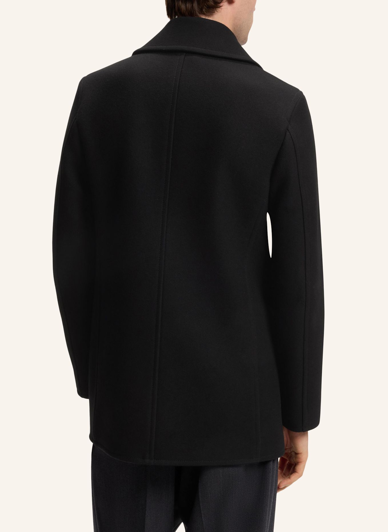 BOSS Mantel PEACOAT-264_DB: SCHWARZ