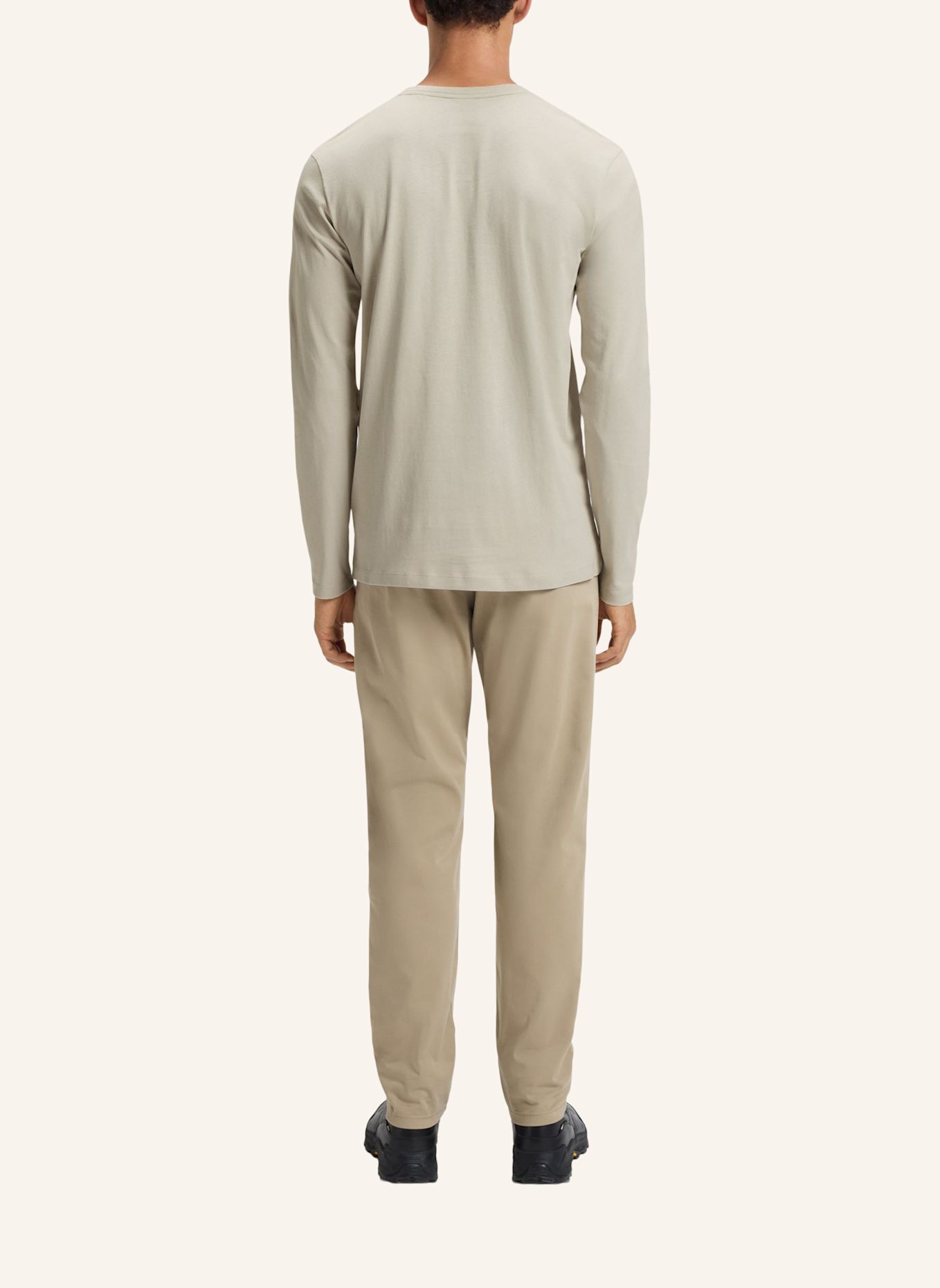 BOSS Longsleeve TACKS: BEIGE