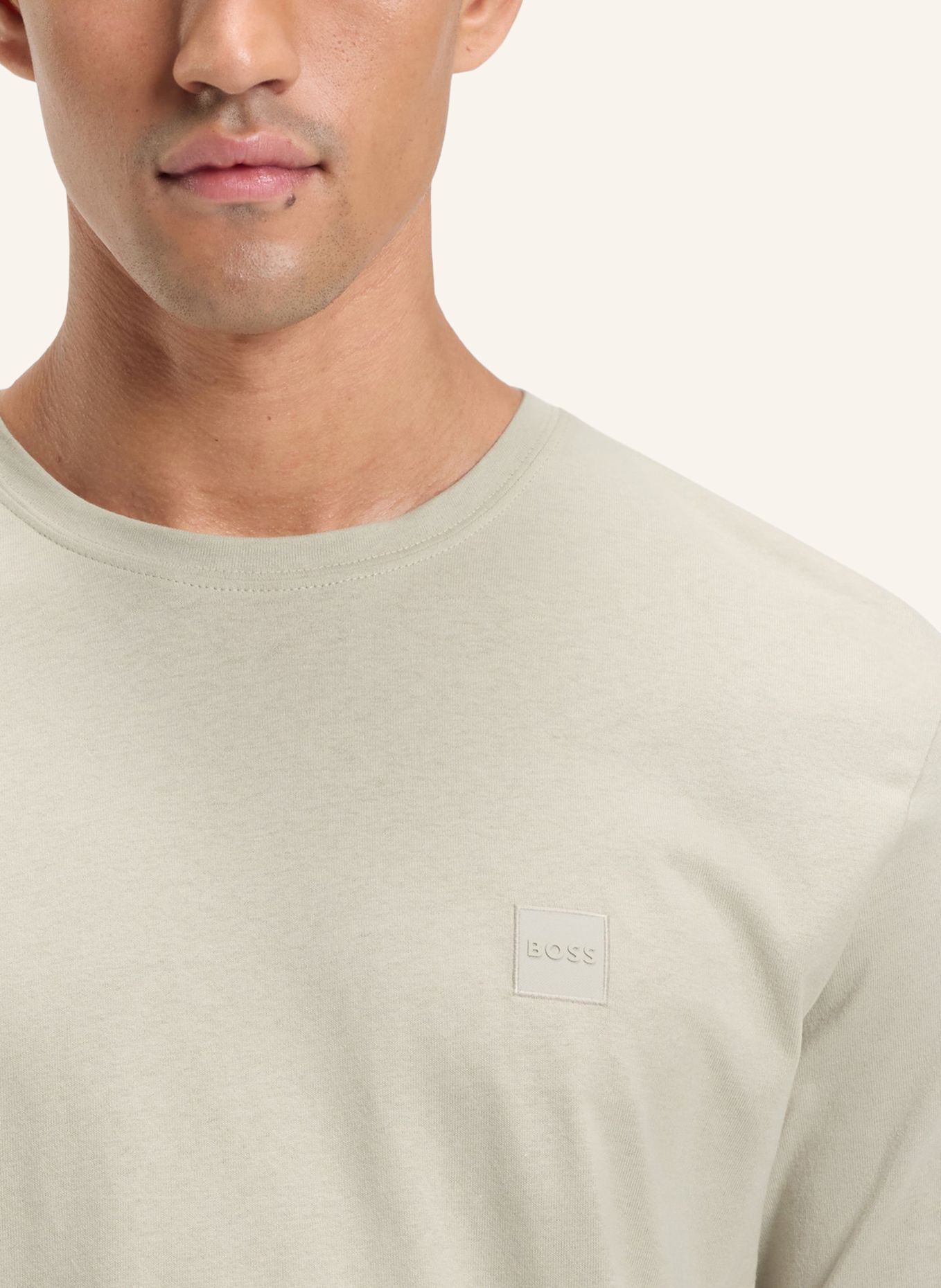 BOSS Longsleeve TACKS: BEIGE