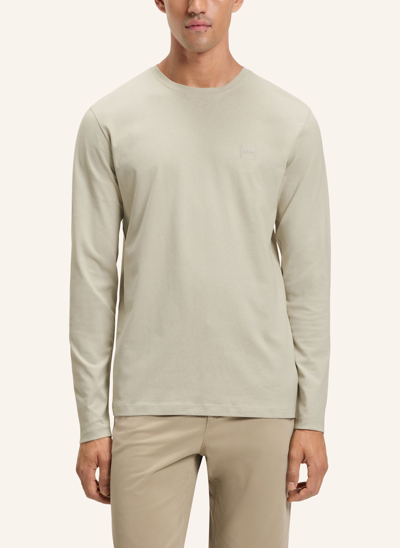 BOSS Longsleeve TACKS: BEIGE