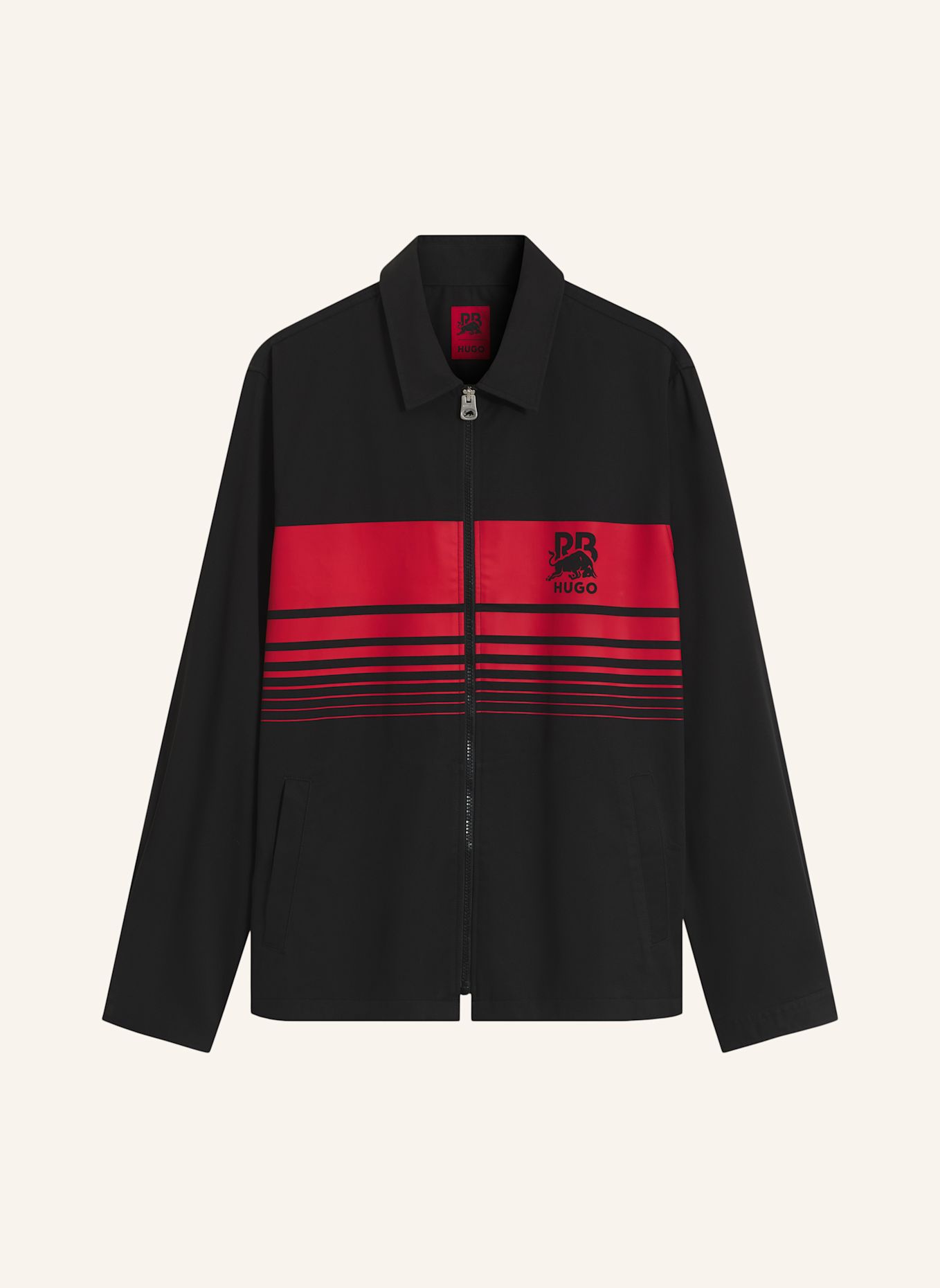 HUGO Hemd EMMOND1_RB Oversize Fit: SCHWARZ
