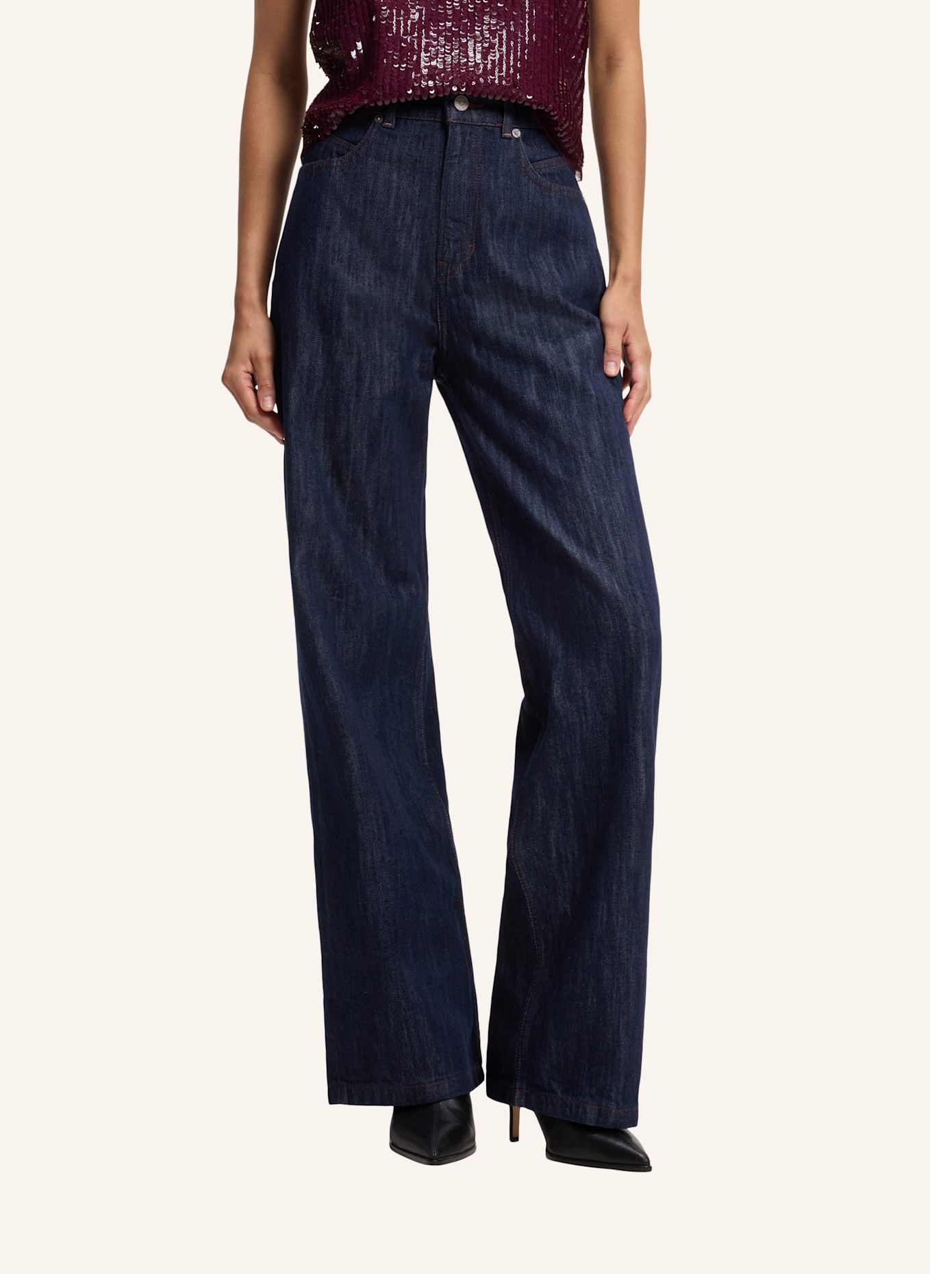 BOSS Jeans C_MARLENE HR 19.0 100 % Not Applicable: DUNKELBLAU