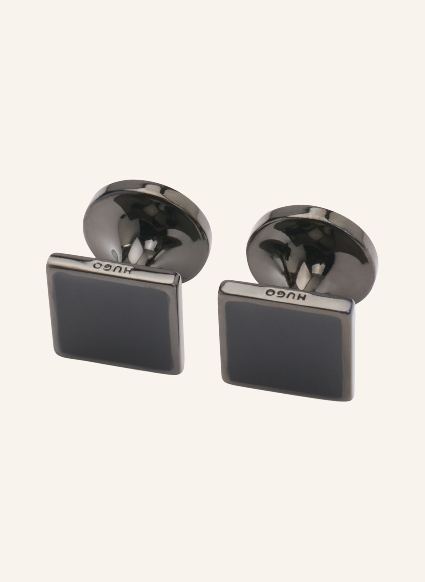 HUGO Manschettenkn�Pfe E-TOTAKE-CUF: SCHWARZ
