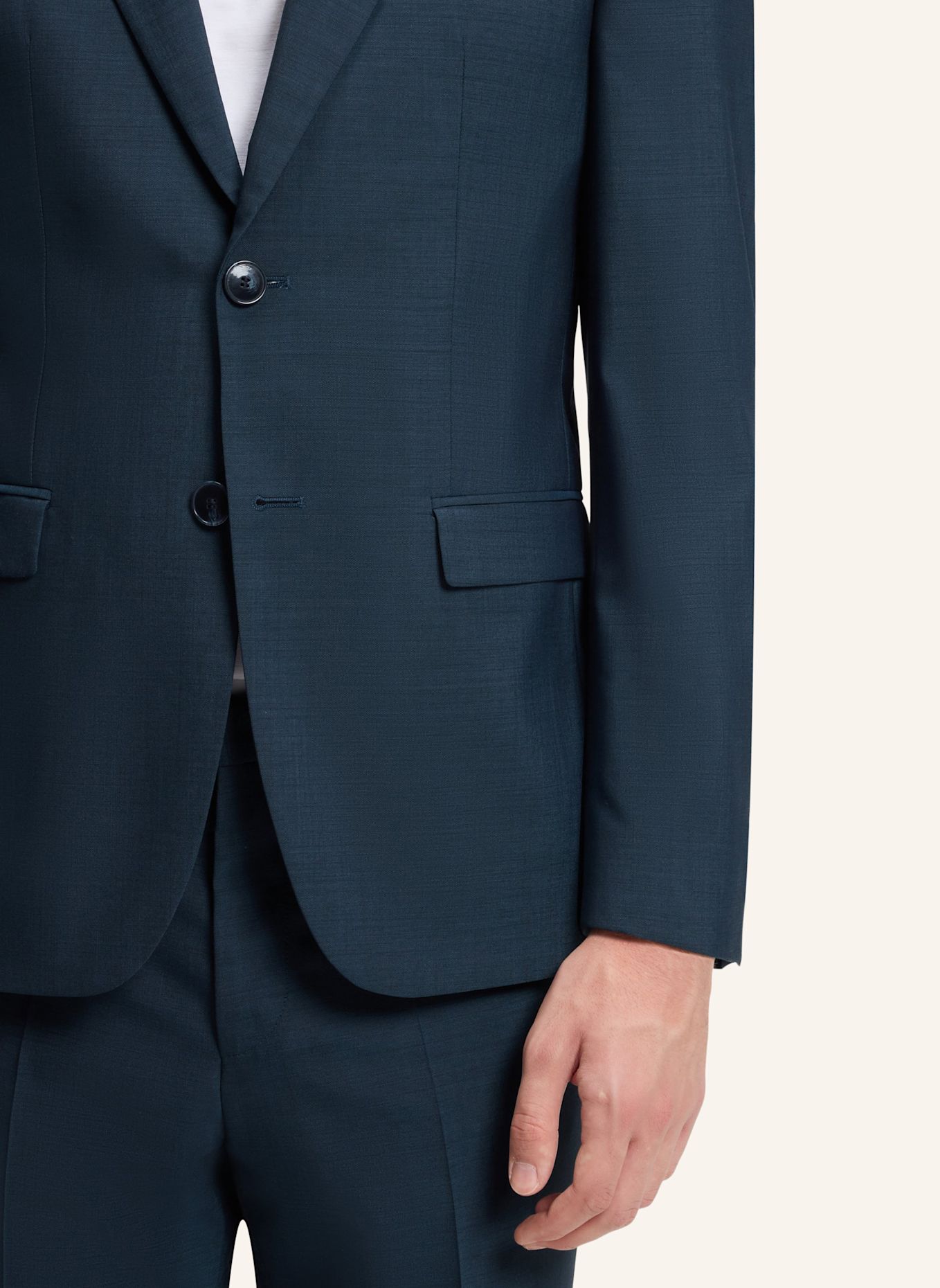HUGO Anzug ARTI-HESTEN253X Extra-Slim Fit: TÜRKIS