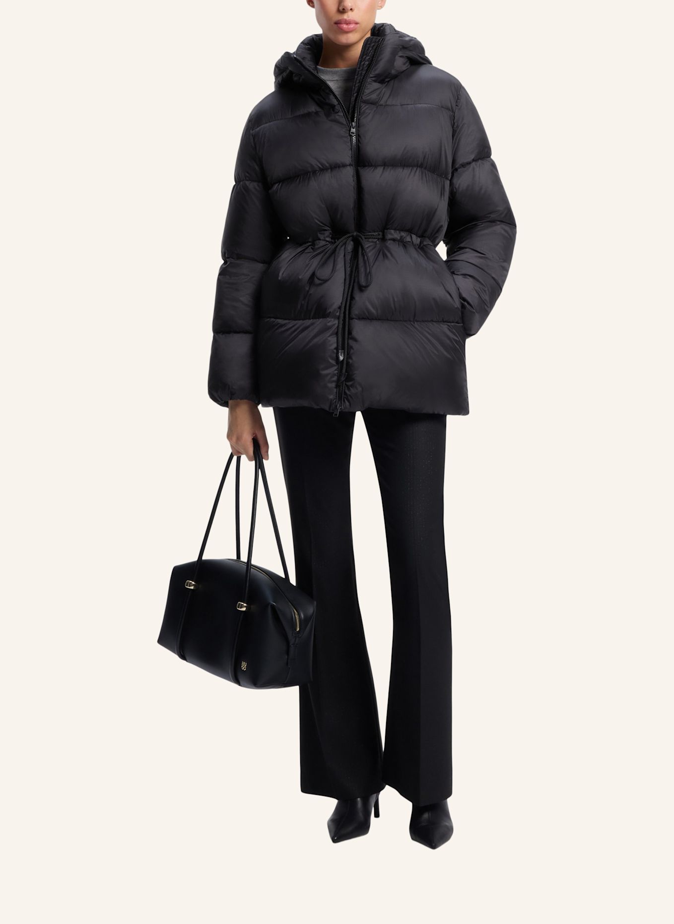 HUGO Jacke FALENTINA-3 Relaxed Fit: SCHWARZ