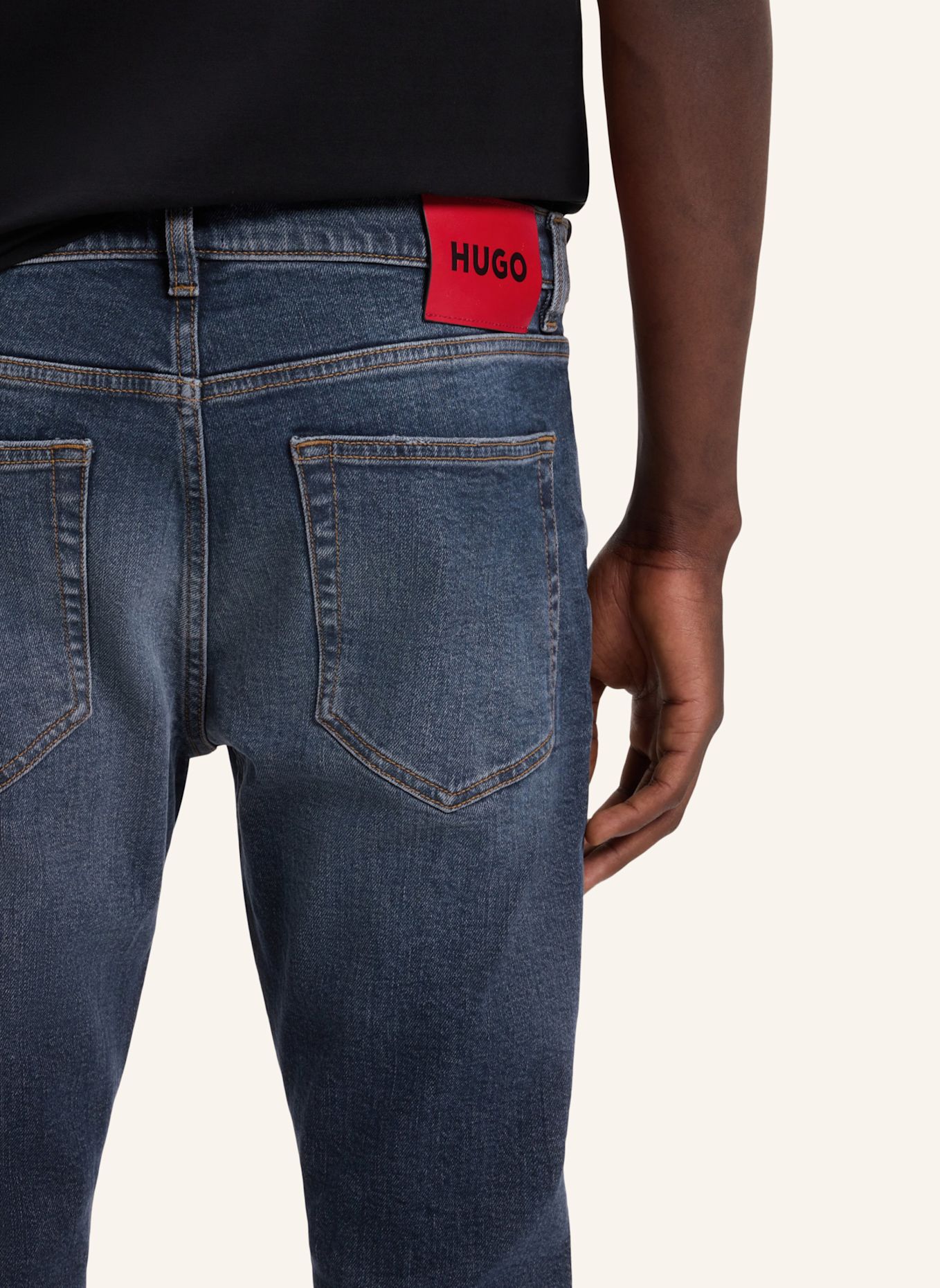 HUGO Jeans HUGO 734 Extra-Slim Fit: BLAU