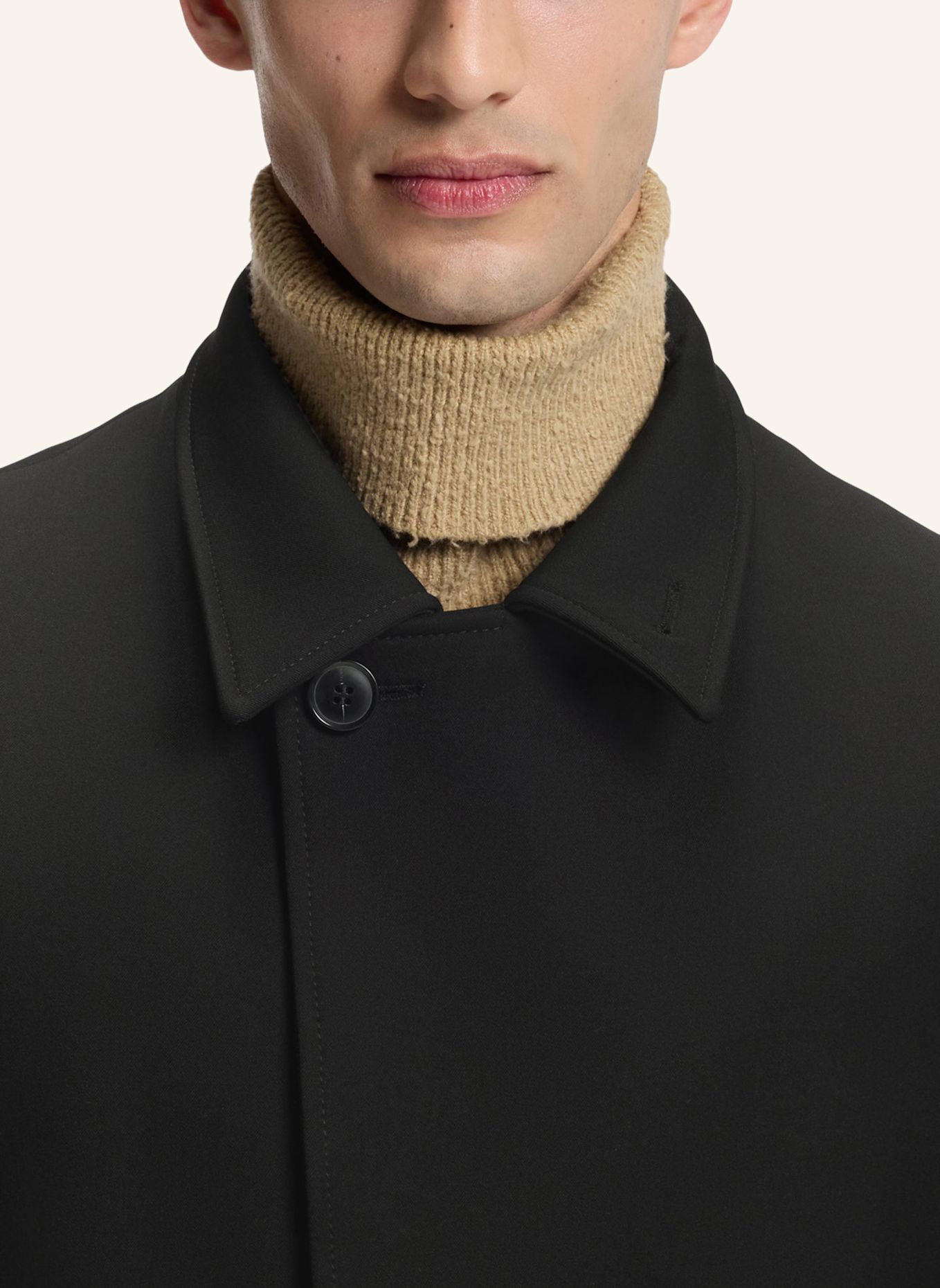 HUGO Casual Mantel MIZARO2641 Regular Fit: SCHWARZ
