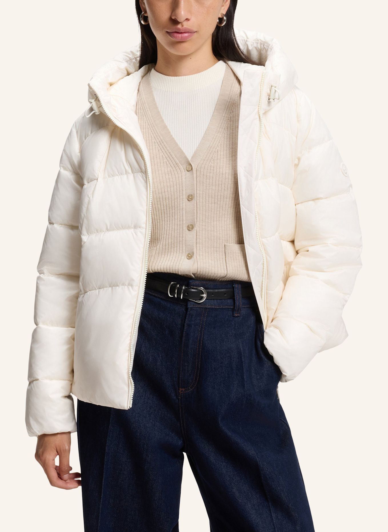 BOSS Jacke PEPULINA Regular Fit: WEISS