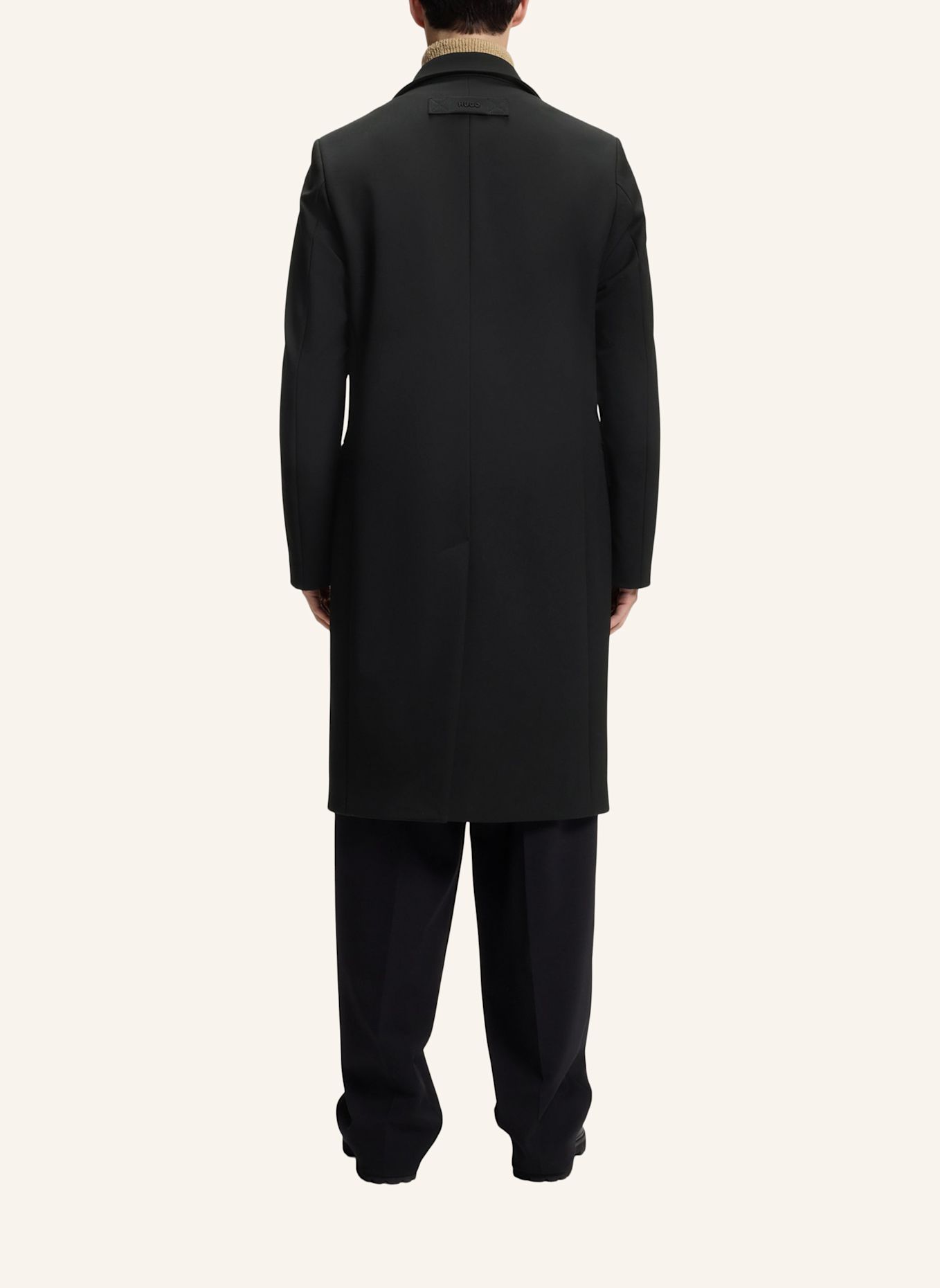 HUGO Casual Mantel MIZARO2641 Regular Fit: SCHWARZ