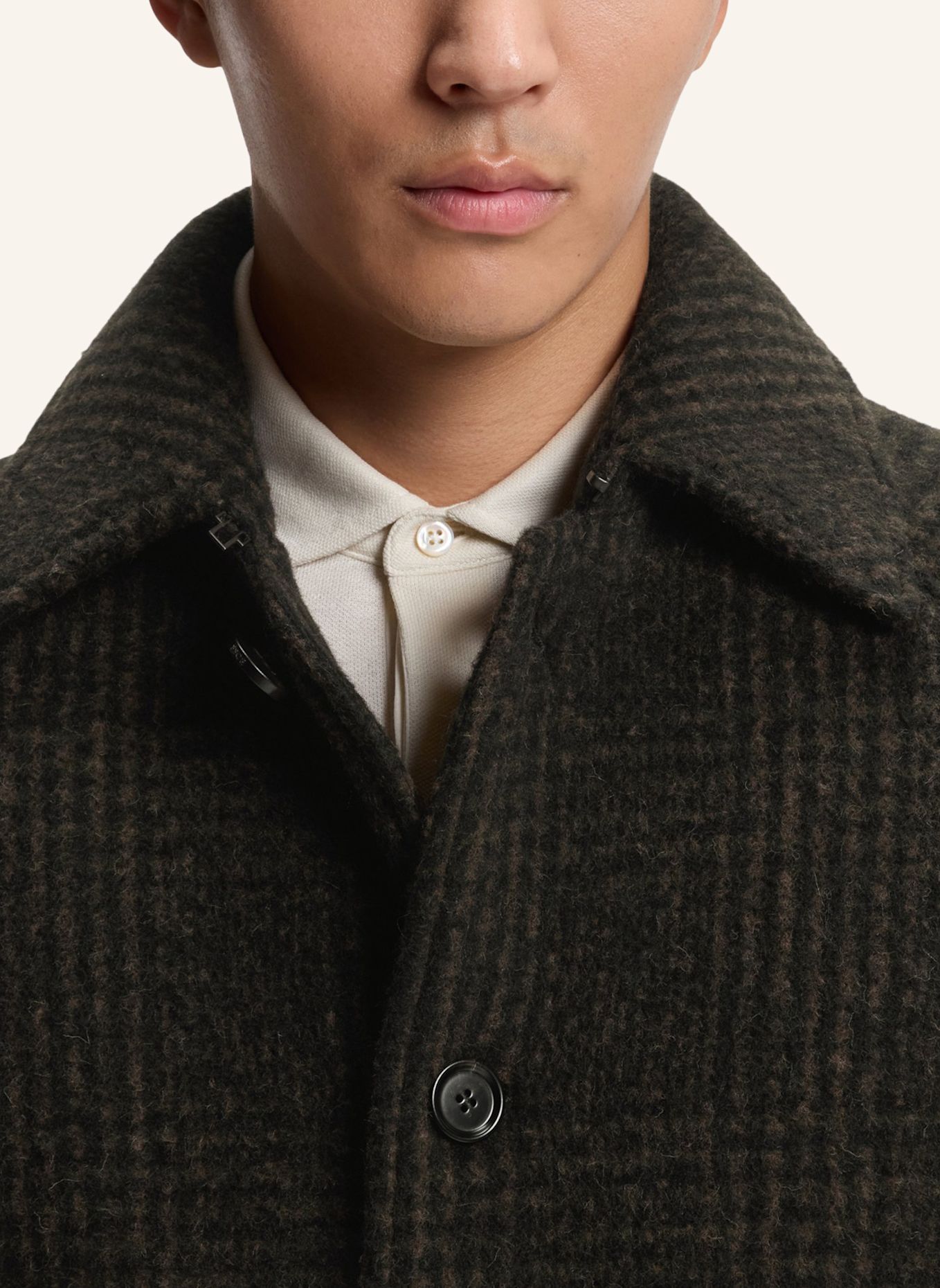 BOSS Mantel L-COHN-264 Relaxed Fit: GRÜN