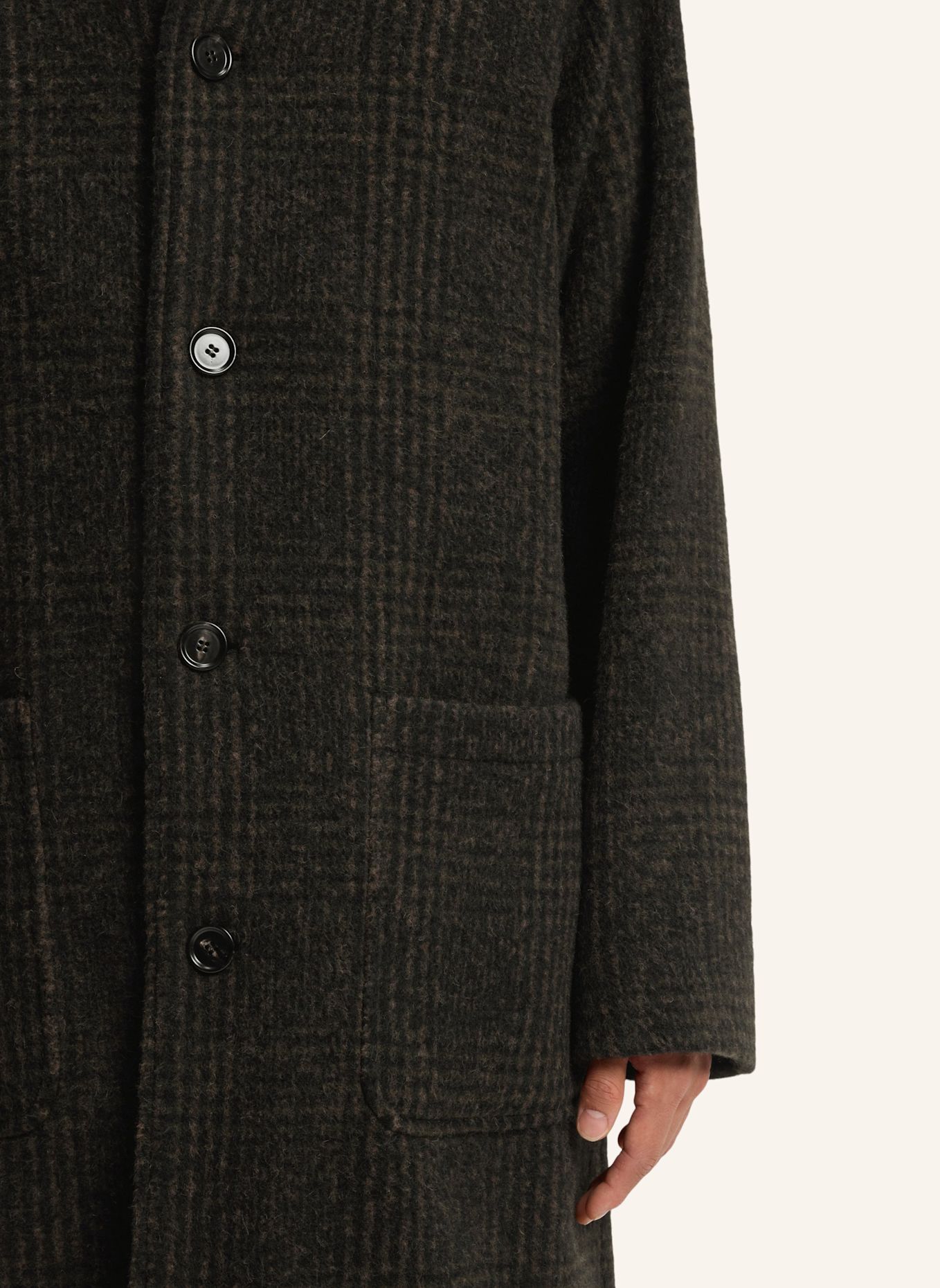 BOSS Mantel L-COHN-264 Relaxed Fit: GRÜN