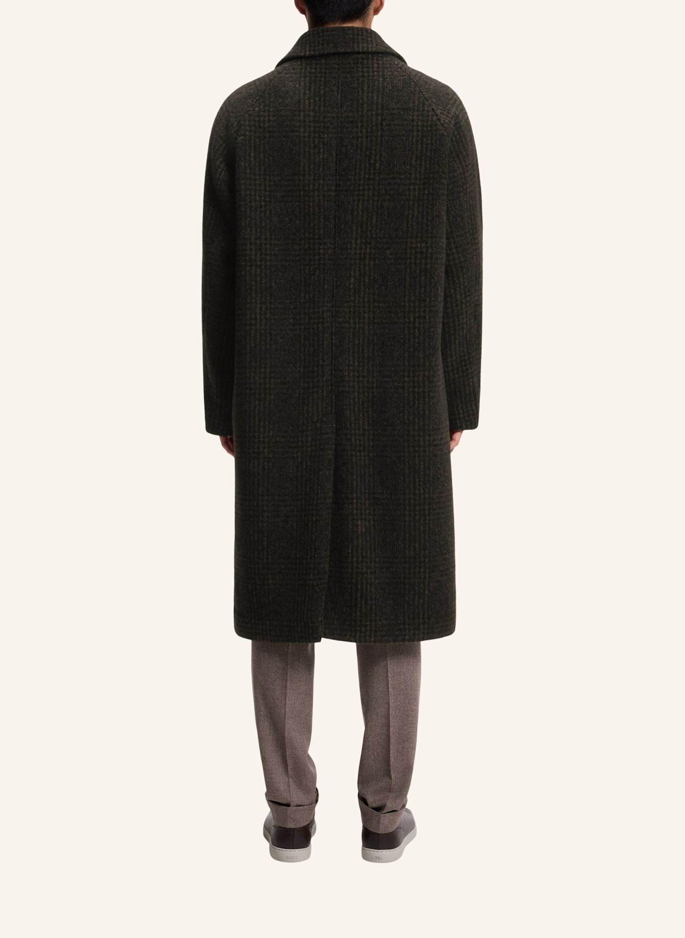 BOSS Mantel L-COHN-264 Relaxed Fit: GRÜN