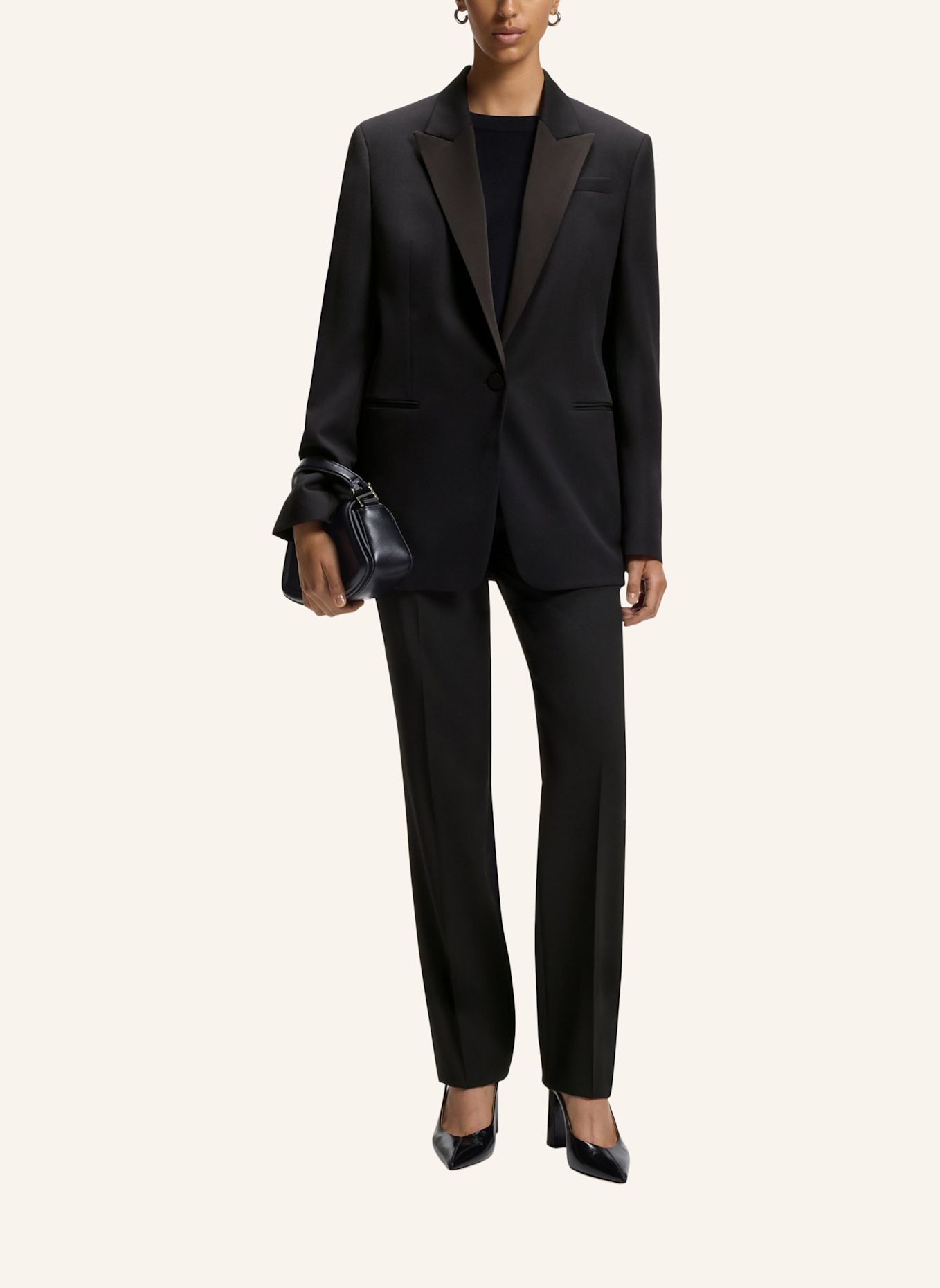BOSS Blazer JEMINIA Regular Fit: SCHWARZ