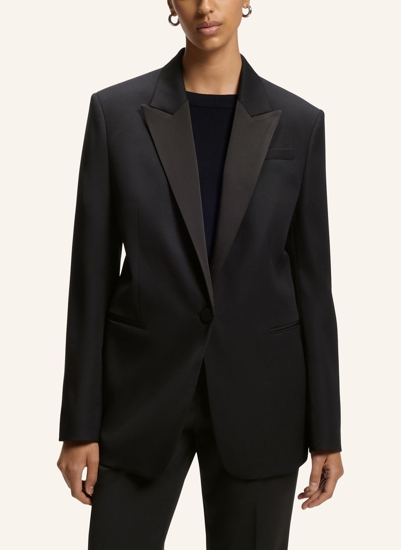 BOSS Blazer JEMINIA Regular Fit: SCHWARZ