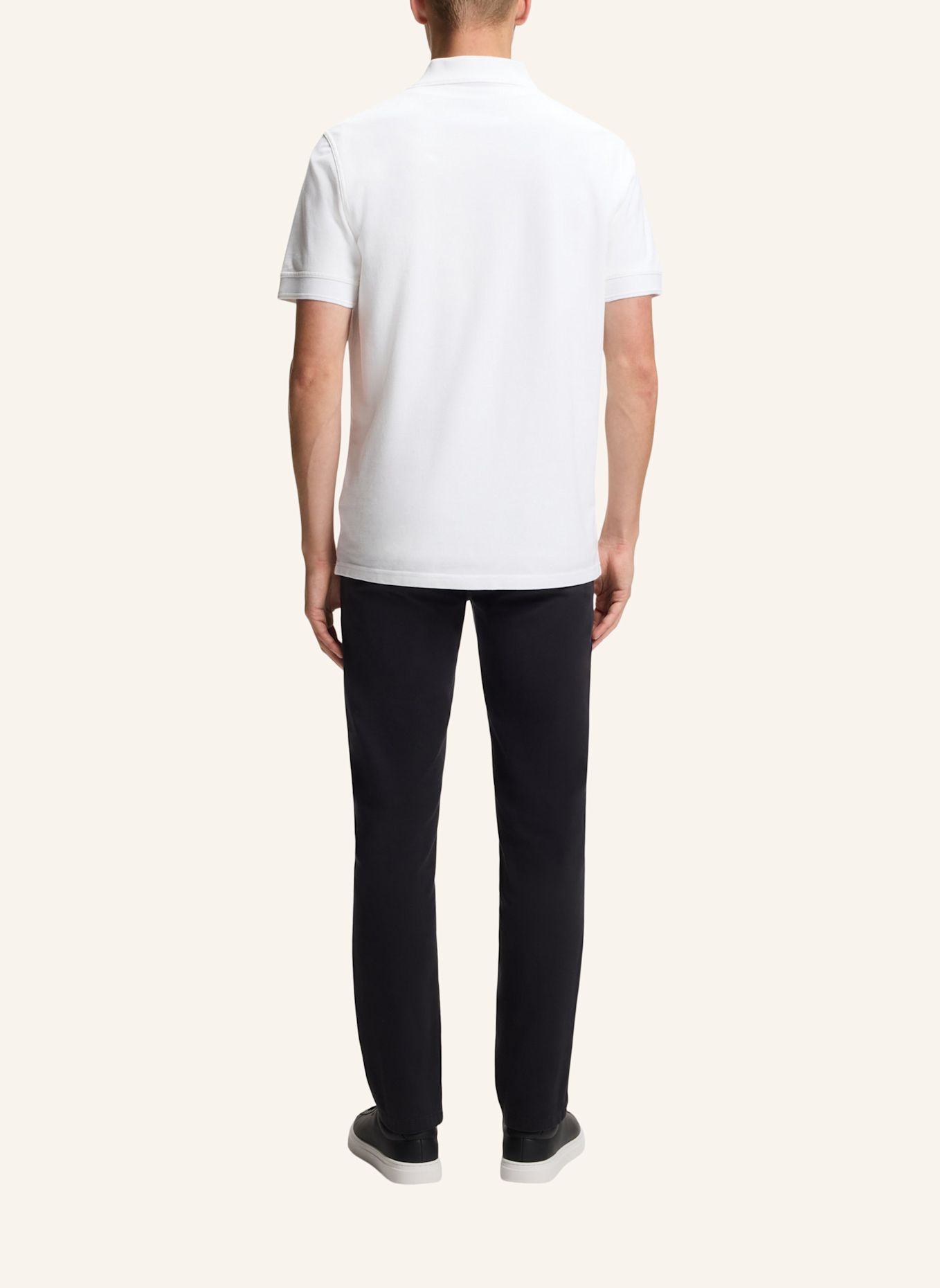 BOSS Piqué-Poloshirt PRIME: WEISS
