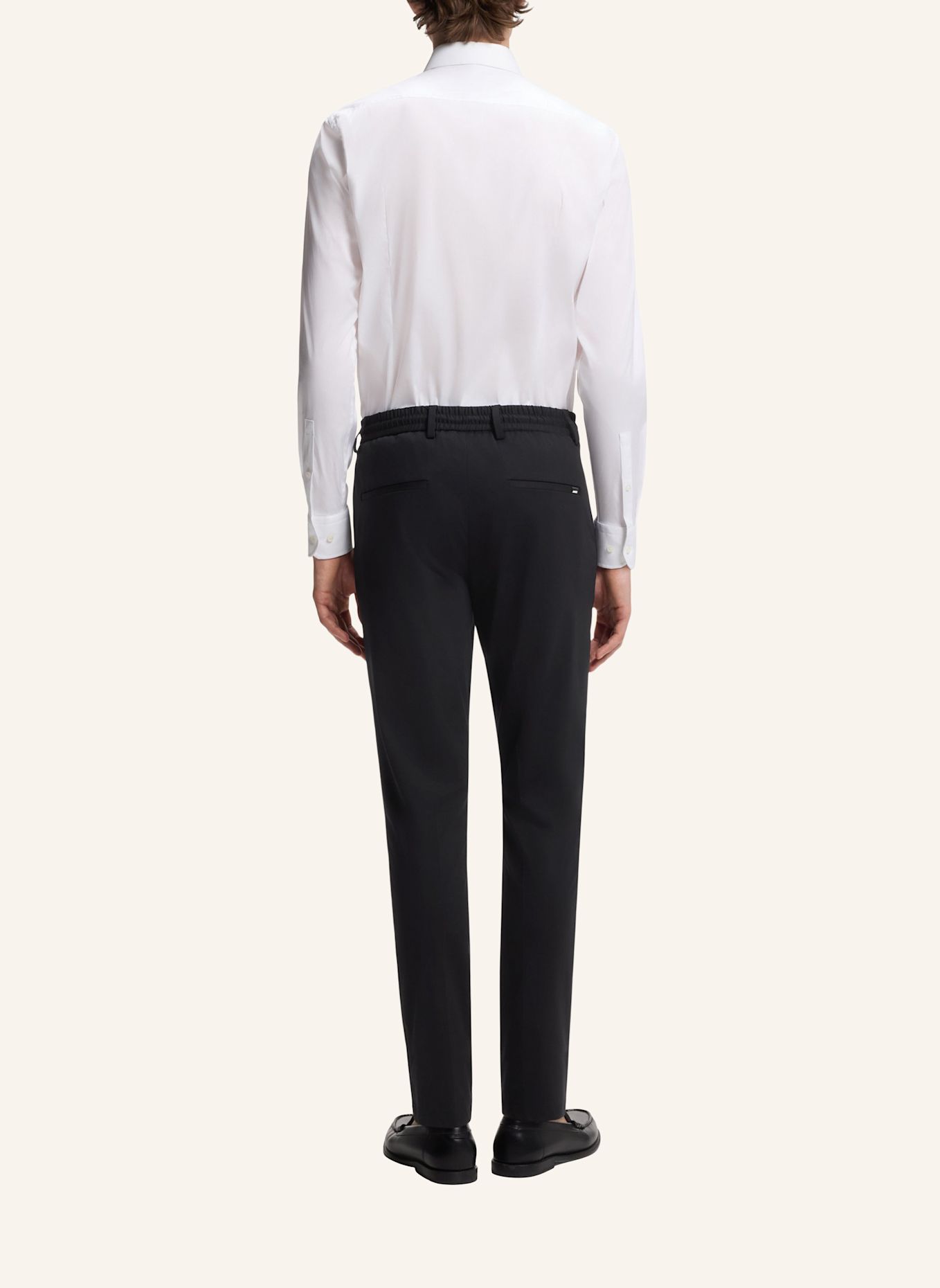 BOSS Businesshose P-GENIUSJ-RDS-WG-233 Slim Fit: SCHWARZ