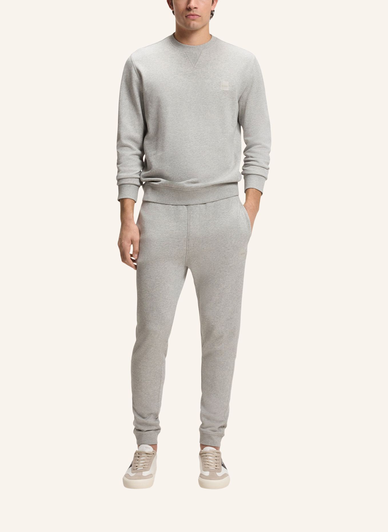 BOSS Jogginghose SESTART Regular Fit: GRAU