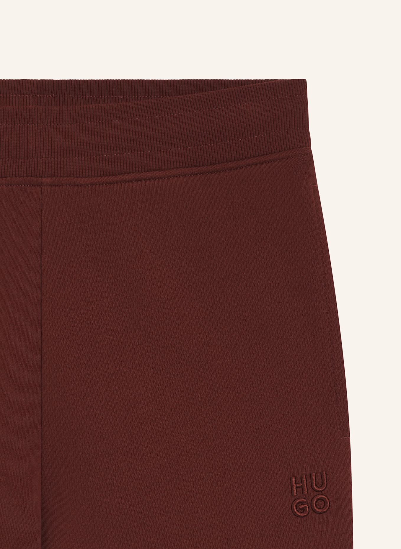 HUGO Casual Hose NELFINIA Regular Fit: BRAUN
