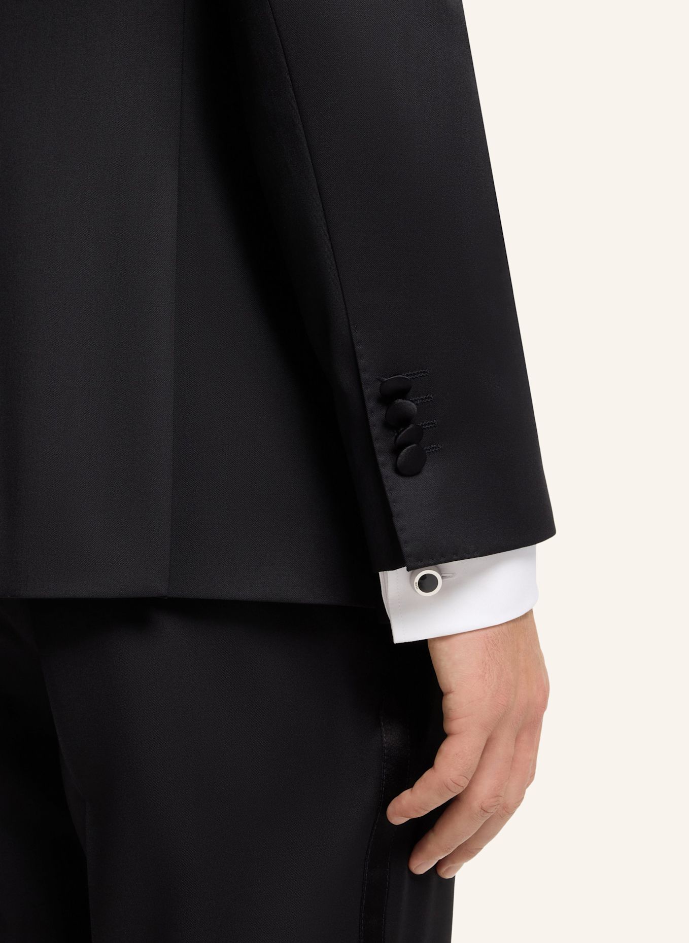 BOSS Manschettenkn�Pfe B-SIMONY-CUF: SCHWARZ