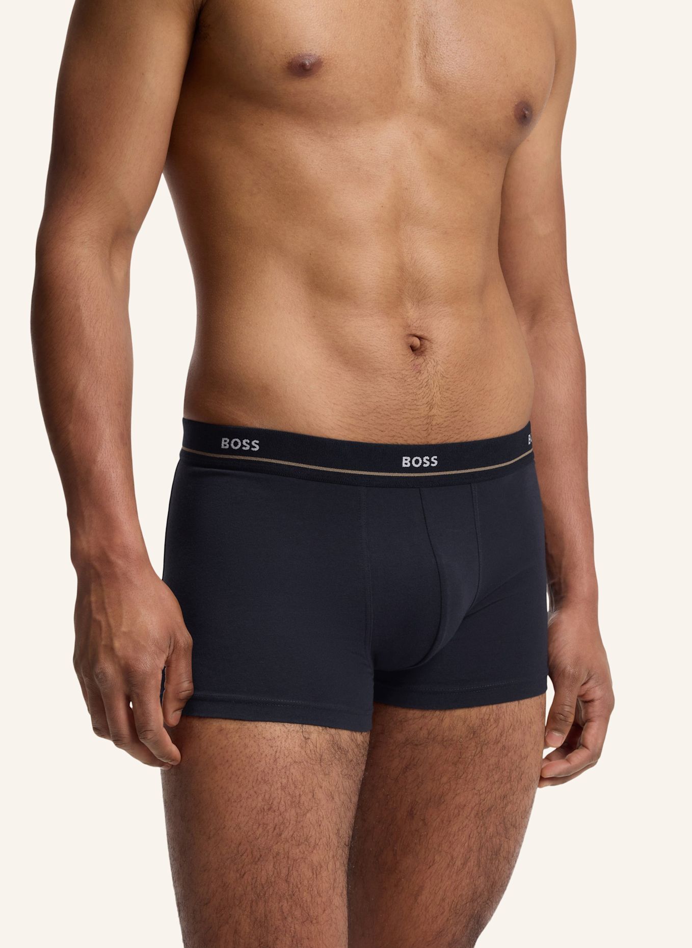 BOSS 5Er-Pack Boxershorts TRUNK 5P ESSENTIAL: DUNKELBLAU