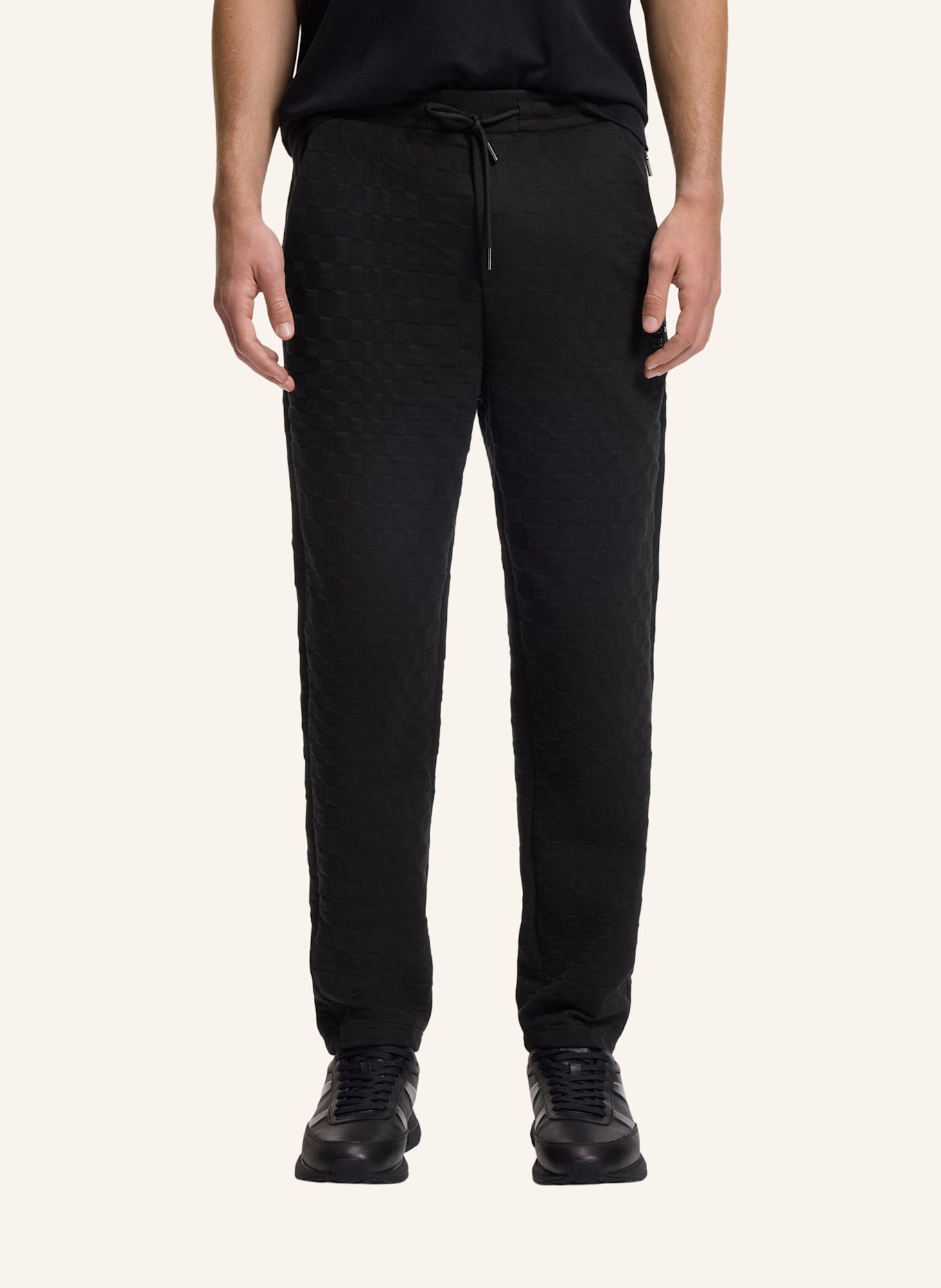 BOSS Jogginghose JT_PS ICONS70 JACQ Regular Fit: SCHWARZ