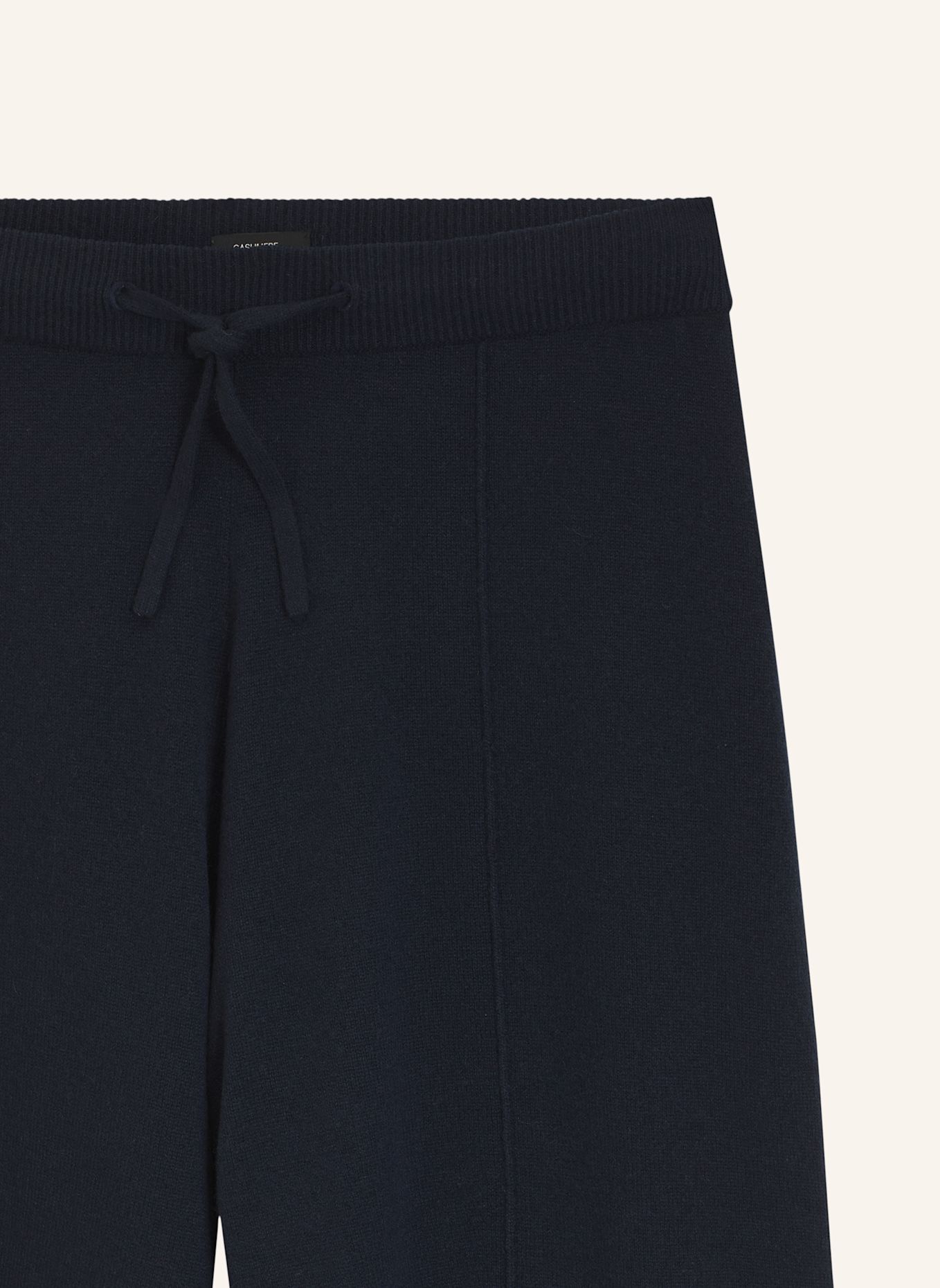 BOSS Strickhose FALINDANA aus Cashmere: DUNKELBLAU