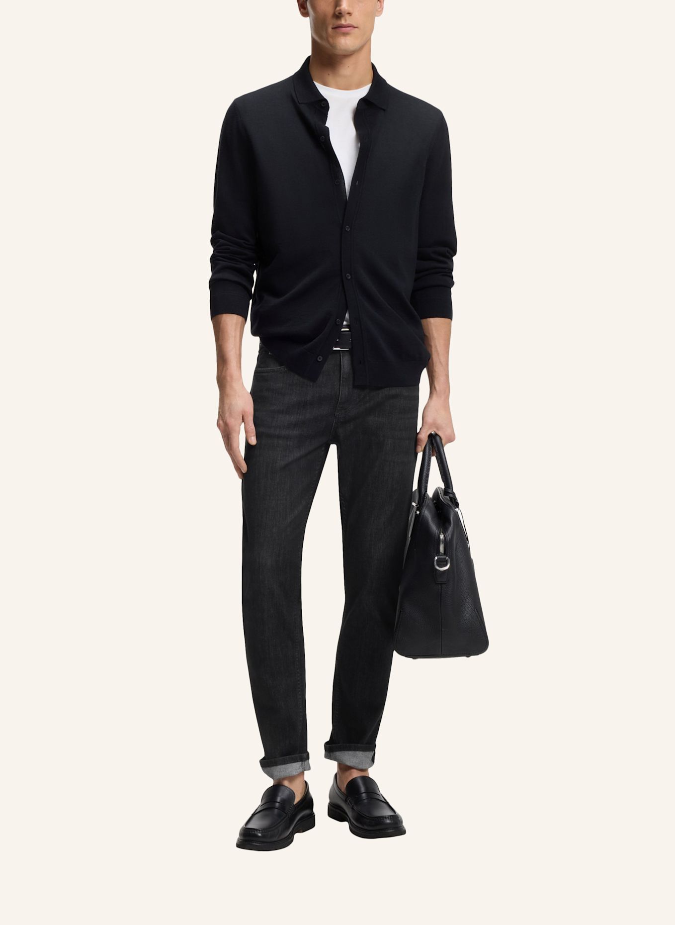 BOSS Jeans P-DELAWARE Slim Fit: SCHWARZ