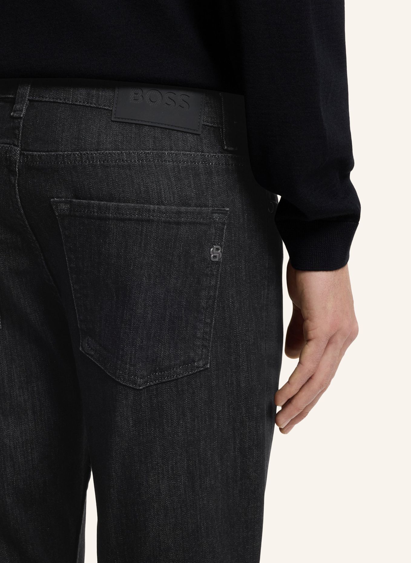 BOSS Jeans P-DELAWARE Slim Fit: SCHWARZ