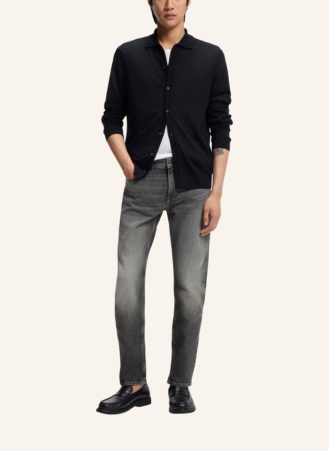 BOSS Jeans C-DELAWARE Slim Fit: SCHWARZ