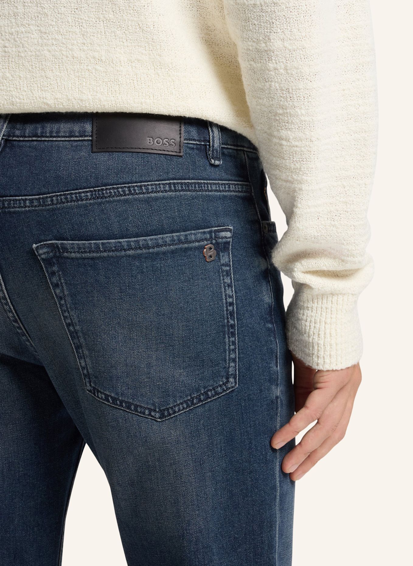 BOSS Jeans RE.MAINE BO Regular Fit: DUNKELBLAU