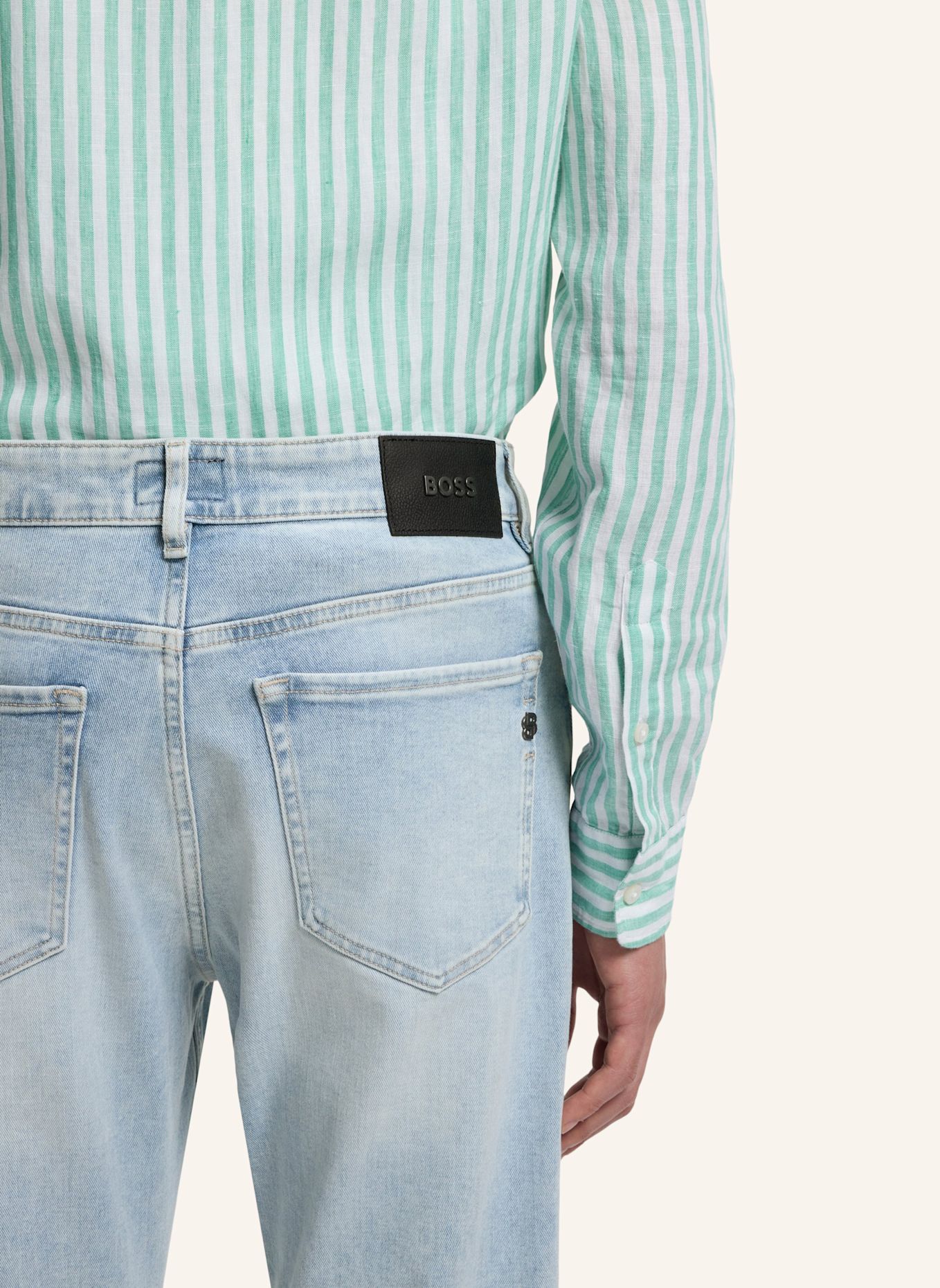 BOSS Jeans C-OGDEN Straight Fit: BLAU