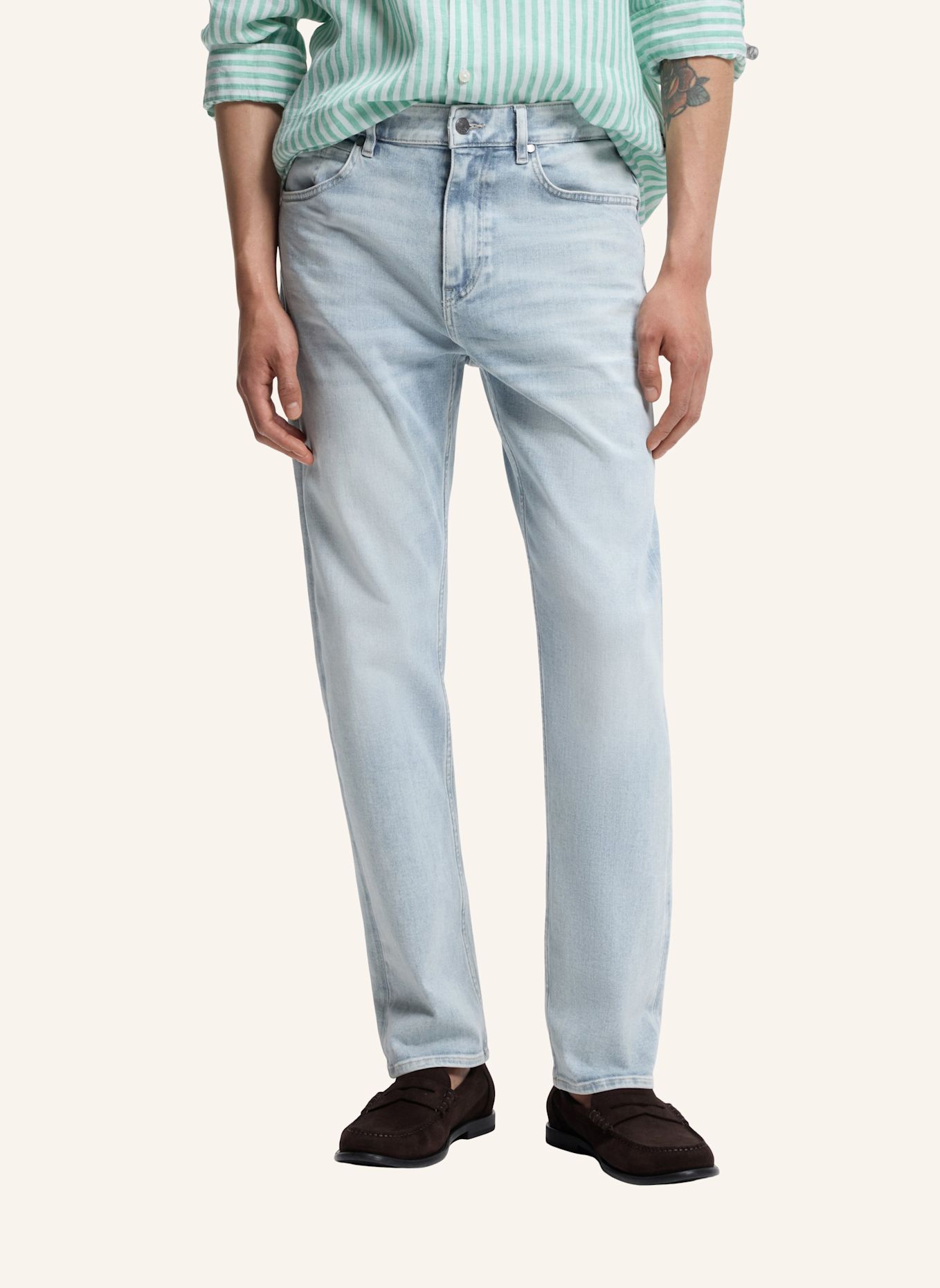 BOSS Jeans C-OGDEN Straight Fit: BLAU