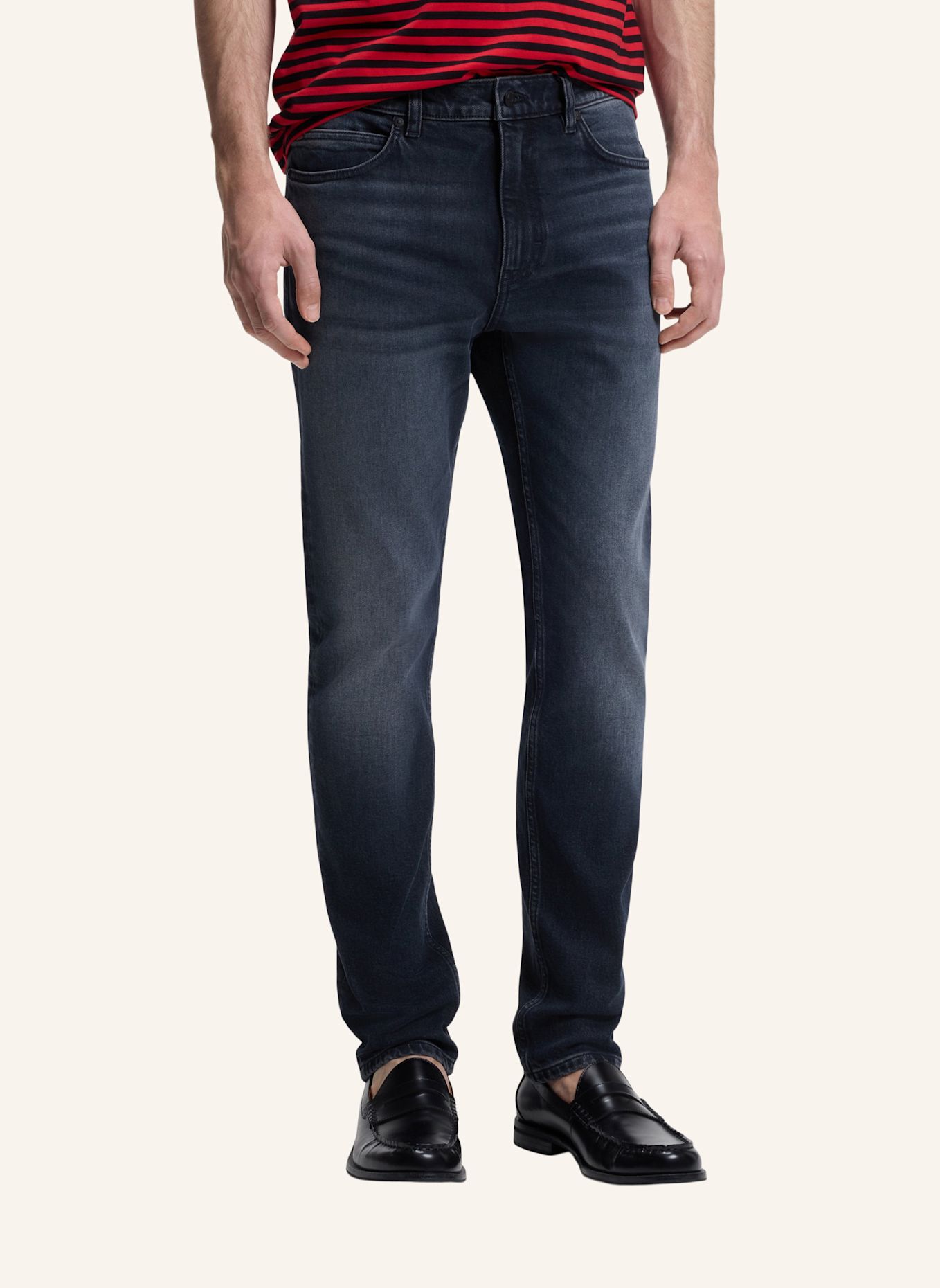 HUGO Jeans HUGO 708 Slim Fit: DUNKELBLAU