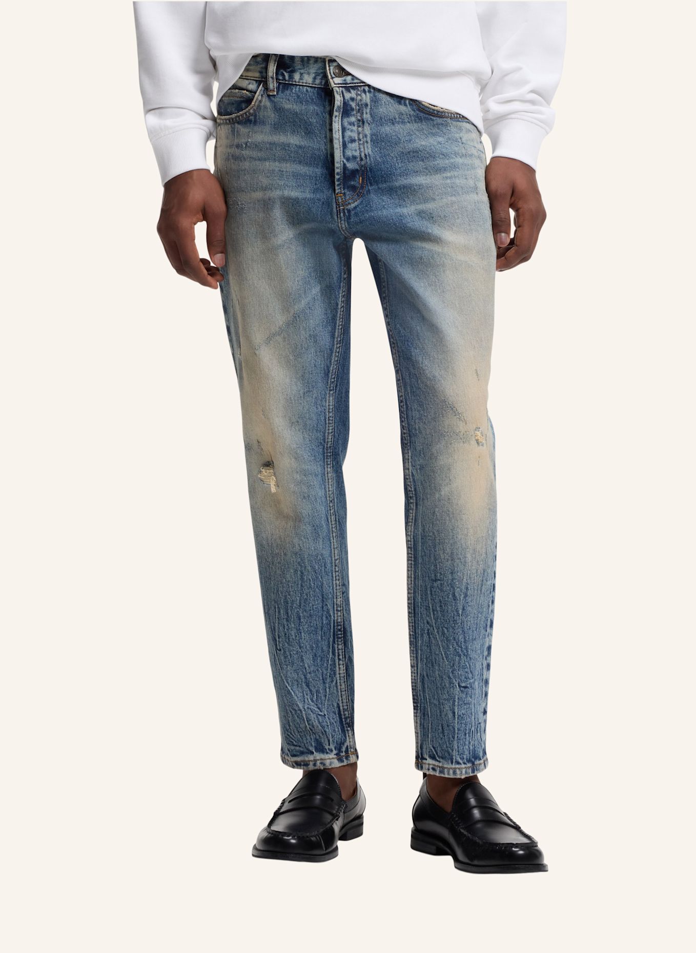 HUGO Jeans HUGO 634 Tapered Fit: BLAU