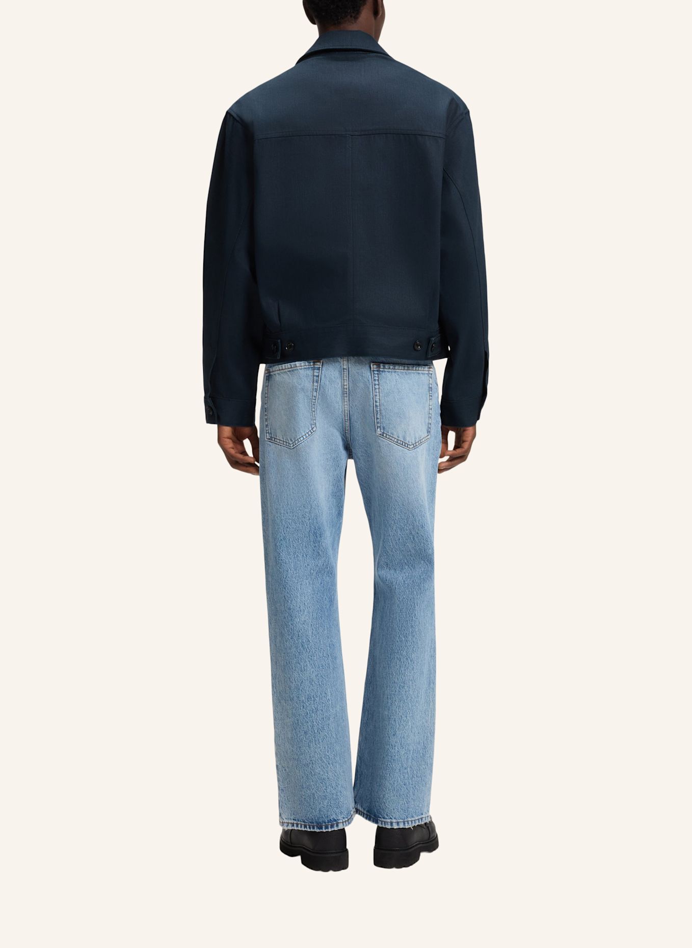 HUGO Jeans HUGO 083/1 Relaxed Fit: DUNKELBLAU