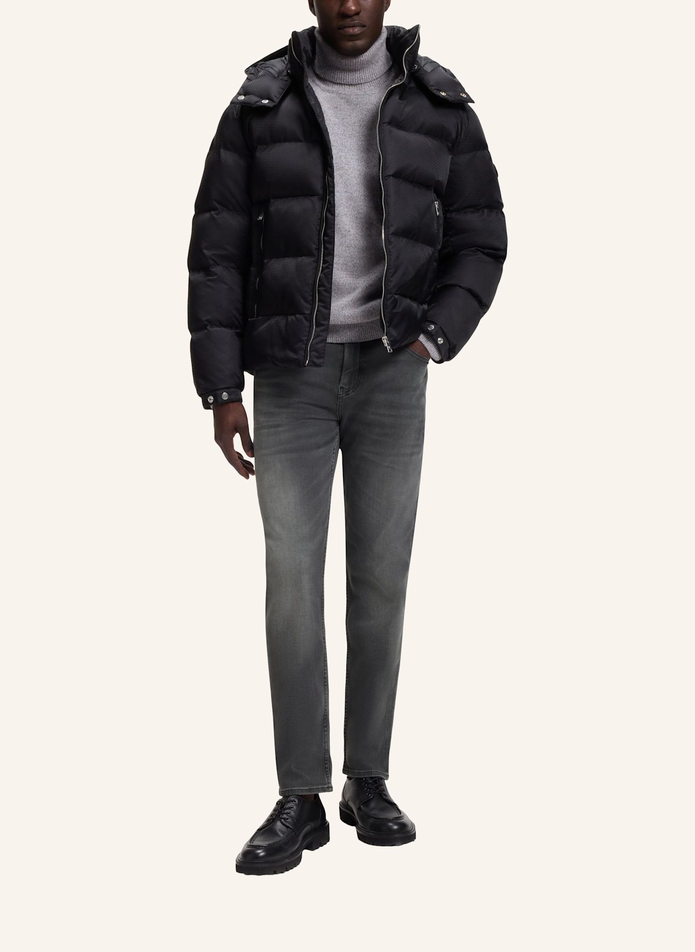 BOSS Jeans H-RE.MAINE Regular Fit: DUNKELGRAU