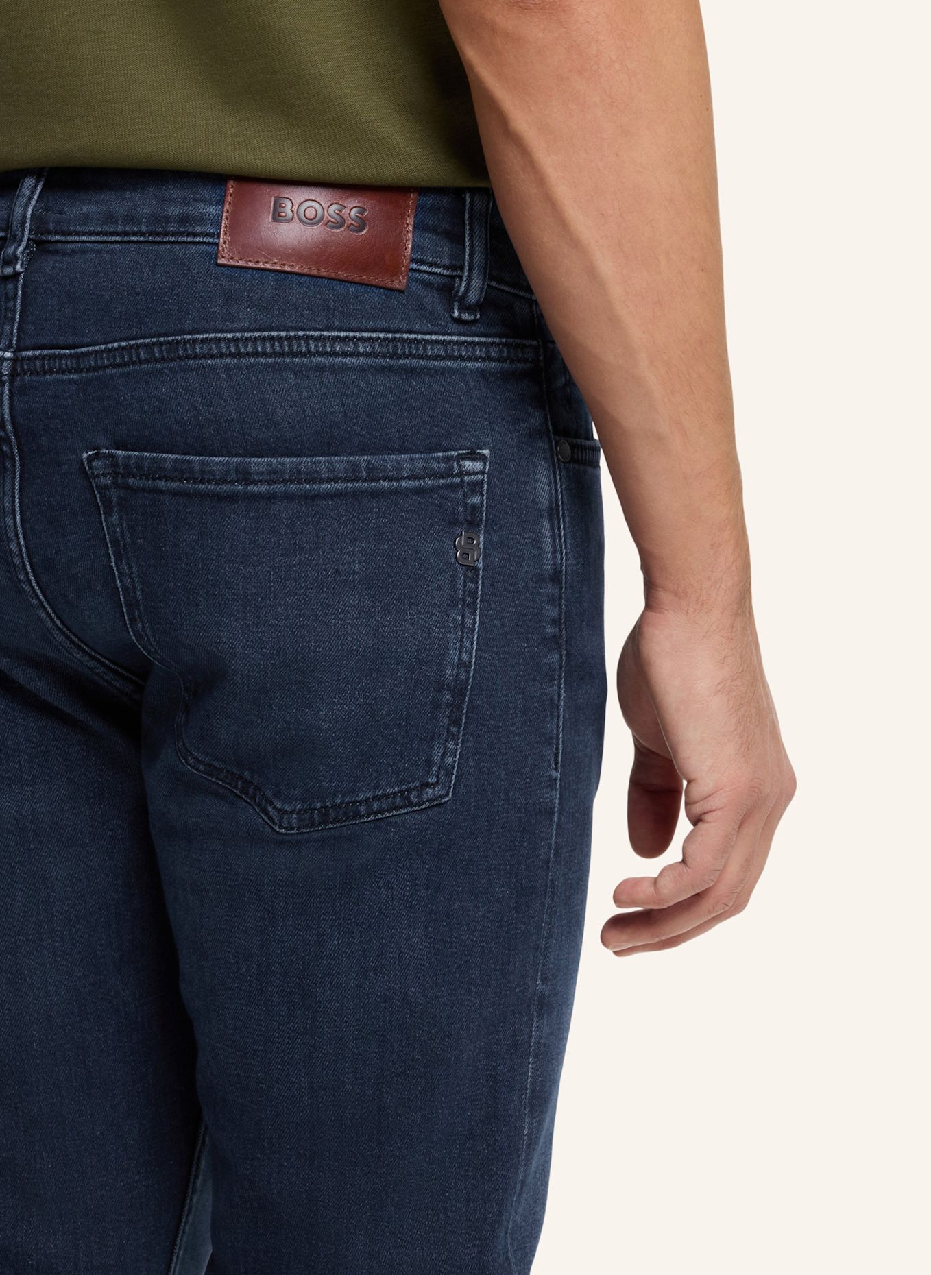 BOSS Jeans DELAWARE_IN Slim Fit: DUNKELBLAU