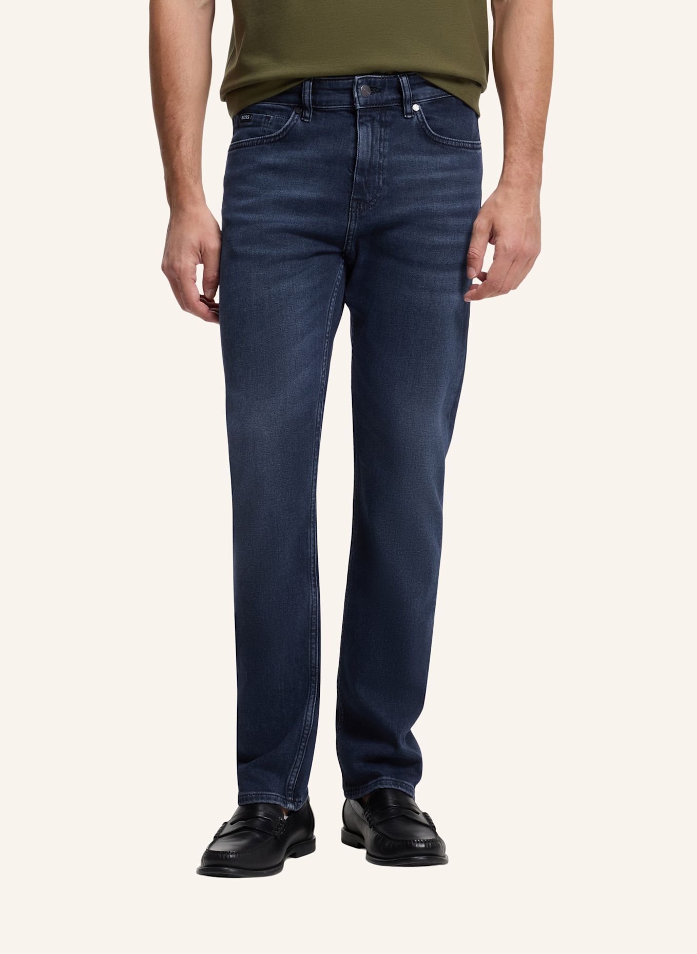 BOSS Jeans DELAWARE_IN Slim Fit: DUNKELBLAU