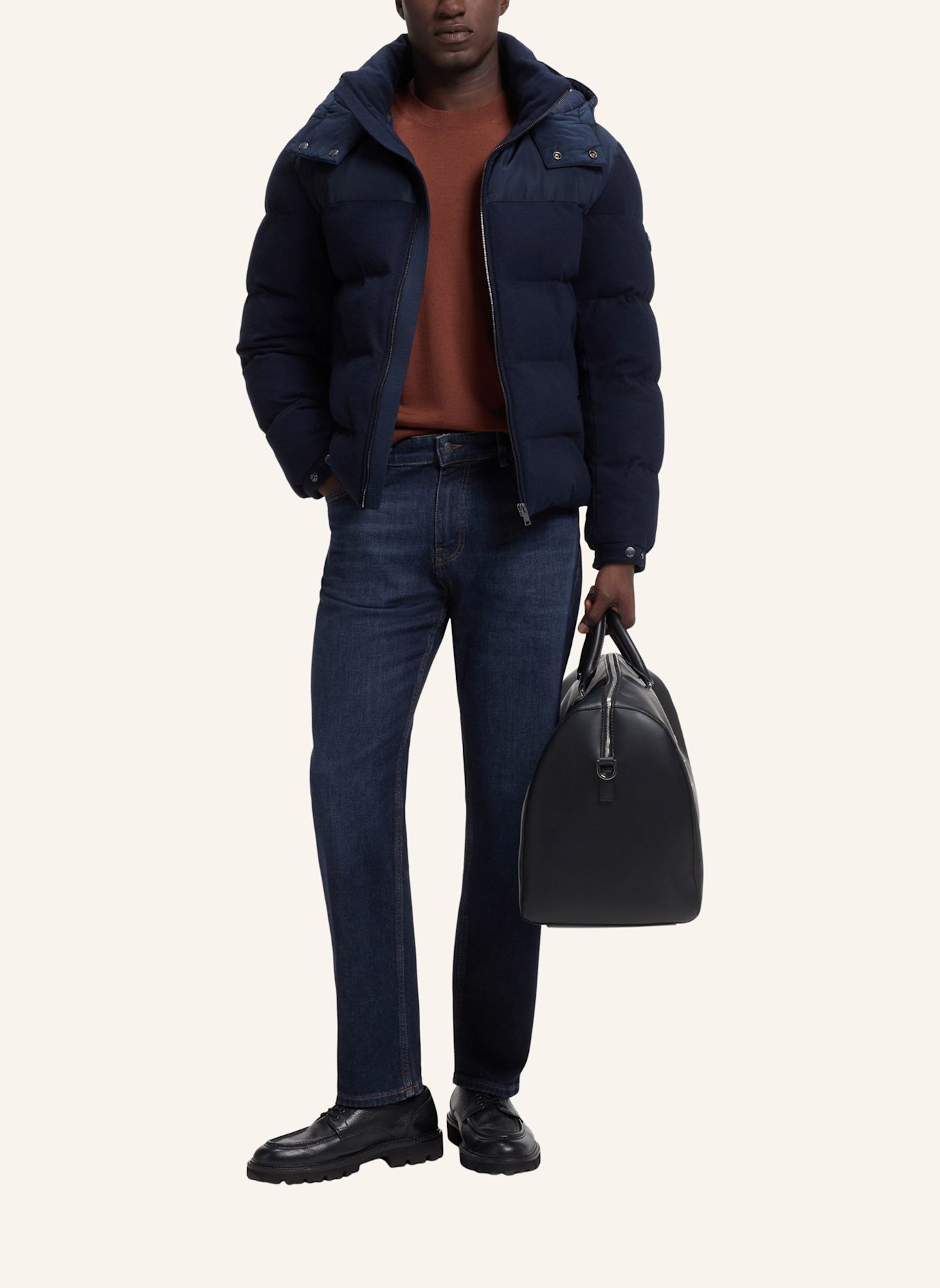 BOSS Jeans REMAINE_IN Regular Fit: DUNKELBLAU