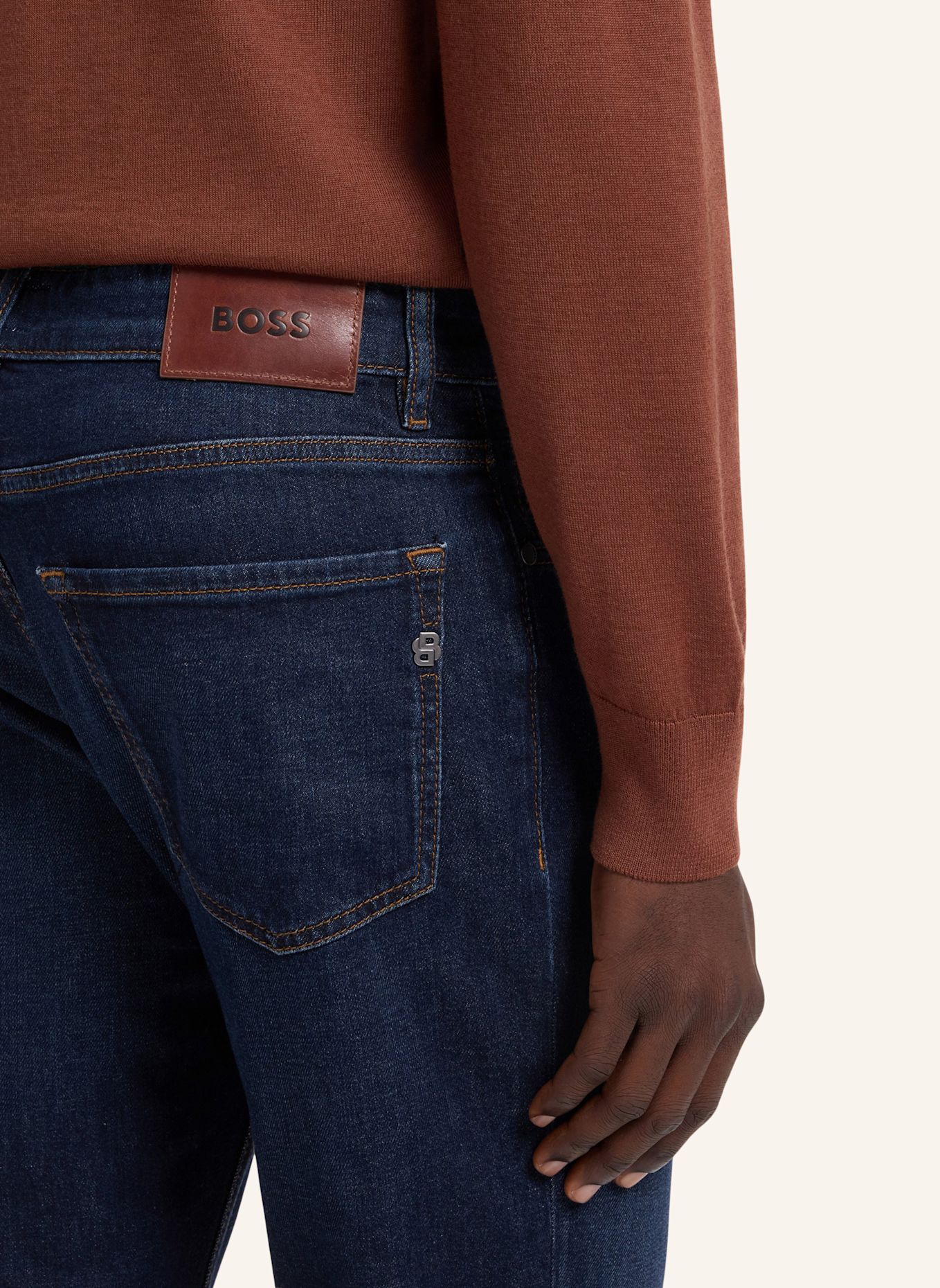 BOSS Jeans REMAINE_IN Regular Fit: DUNKELBLAU