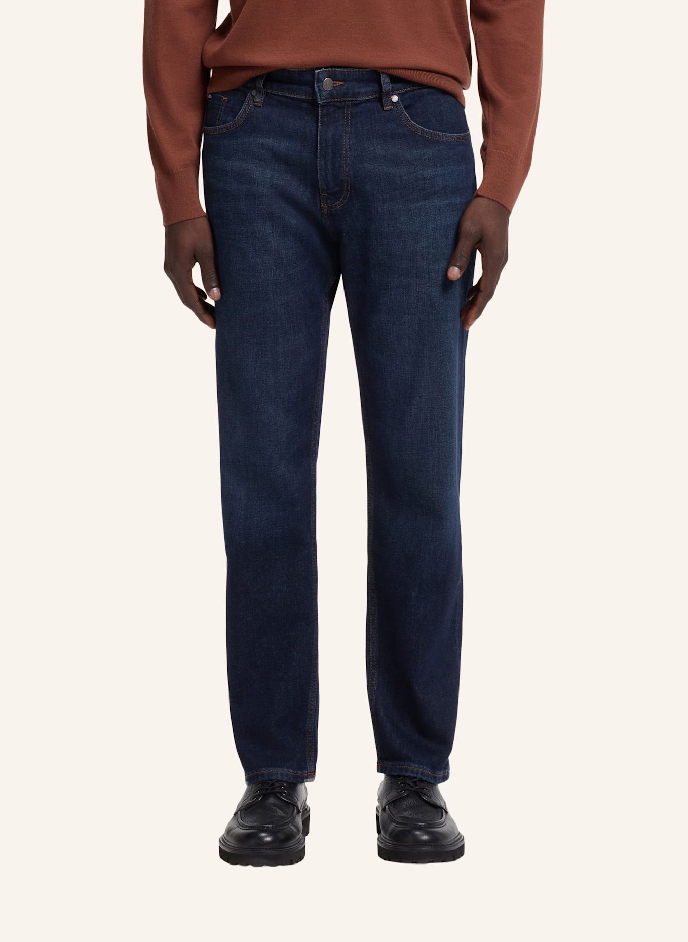 BOSS Jeans REMAINE_IN Regular Fit: DUNKELBLAU