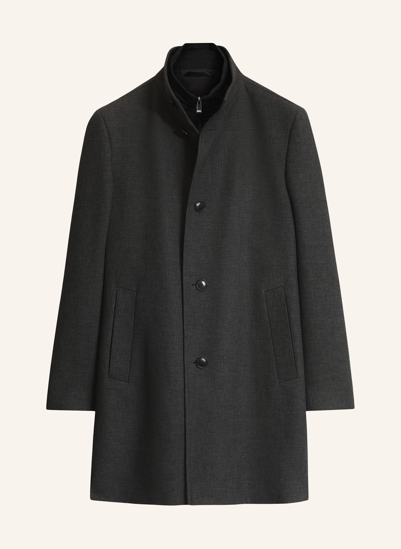BOSS Mantel H-HYDE-SU-BIB-264_IN Slim Fit: SILBER