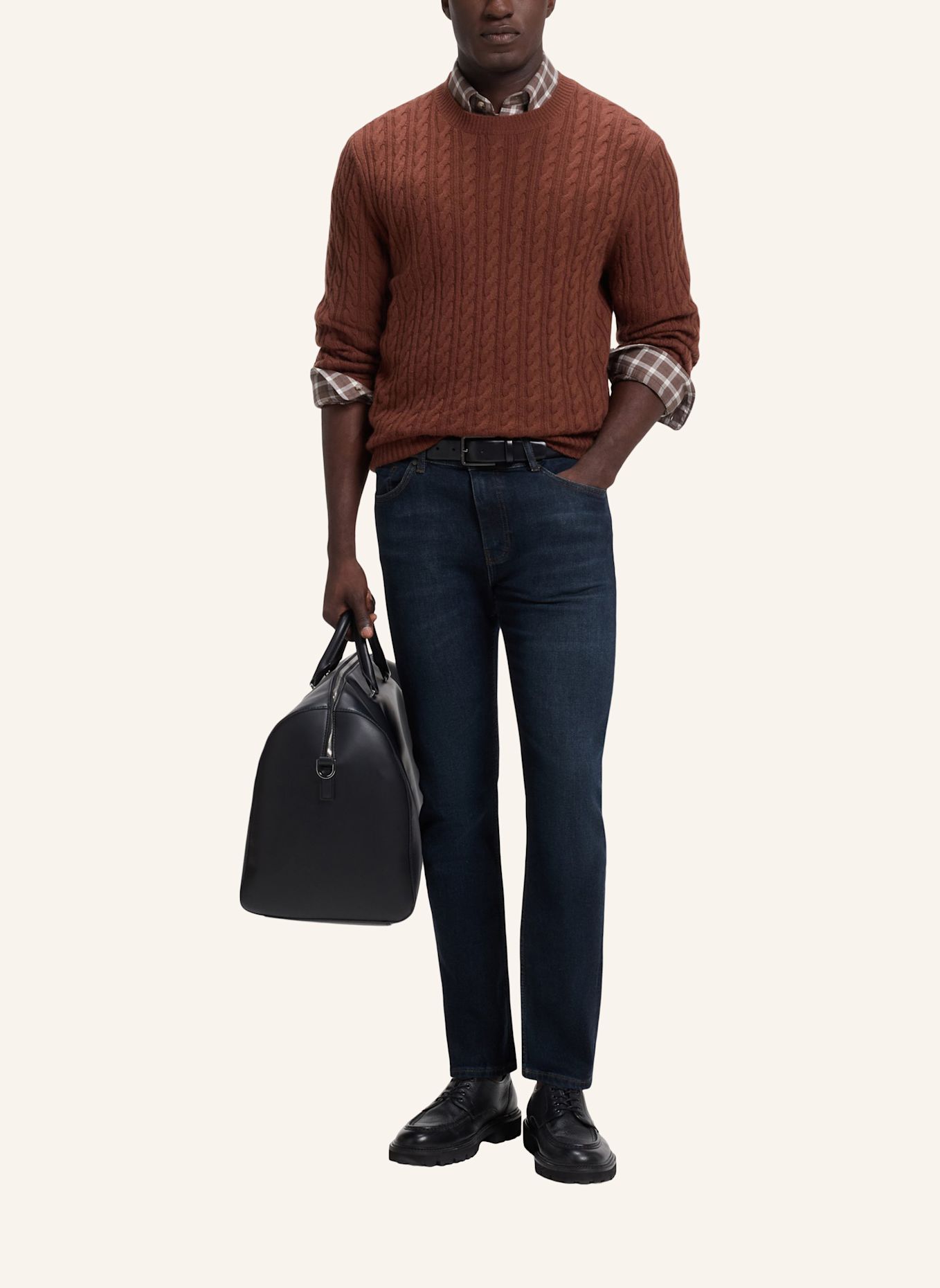 BOSS Jeans DELAWARE_IN Slim Fit: DUNKELBLAU