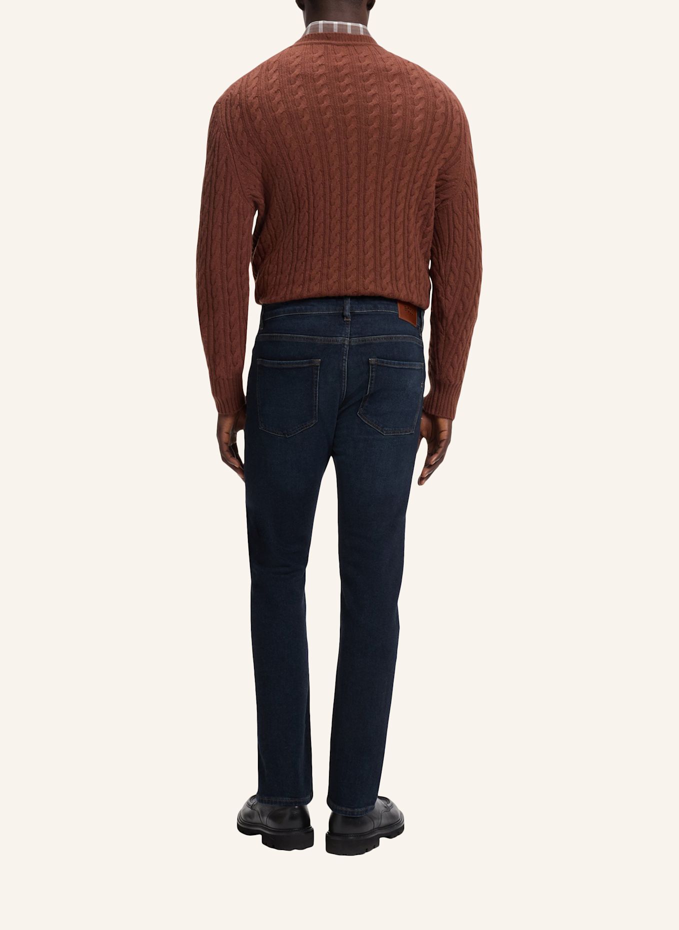BOSS Jeans DELAWARE_IN Slim Fit: DUNKELBLAU