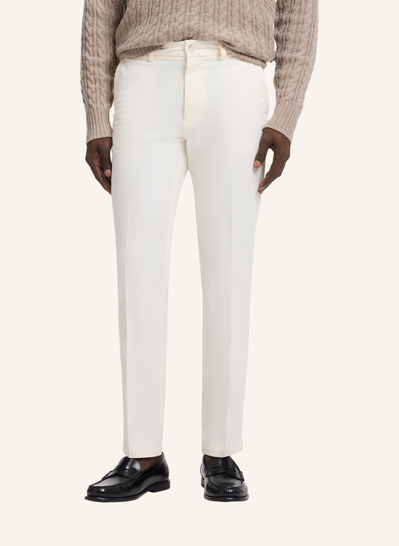 BOSS Hose H-KAITON1 Slim Fit: WEISS