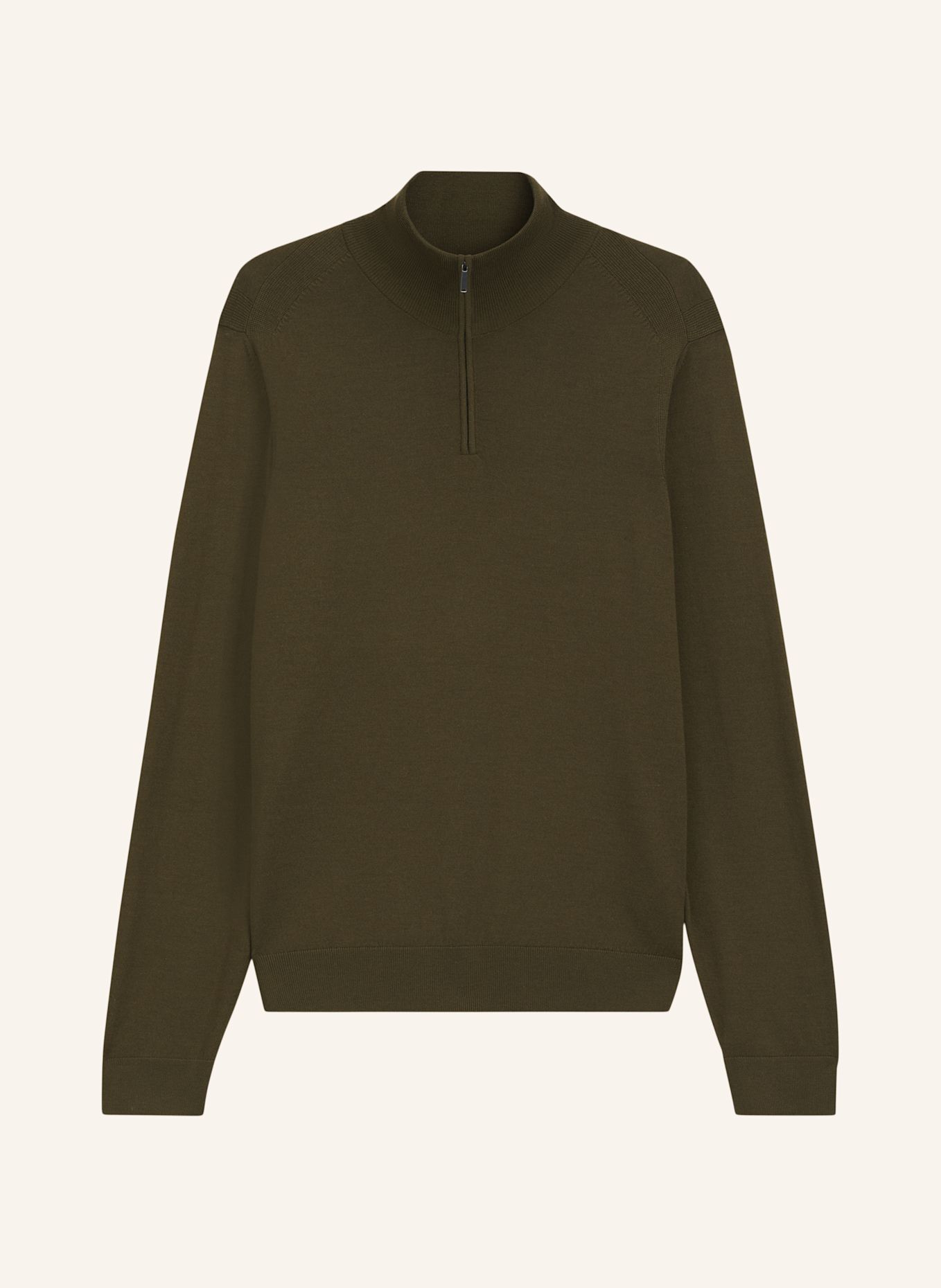 BOSS Pullover L-LINEO Regular Fit: GRÜN